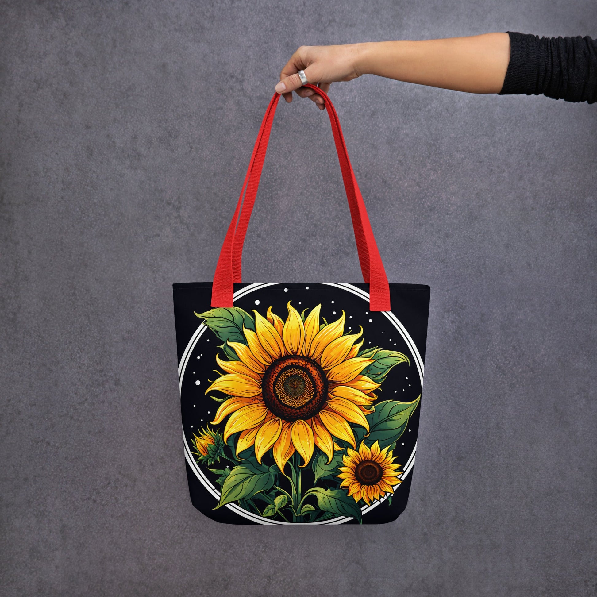 Sunflower Tote Bag - Tote Bags - Discovery Co.