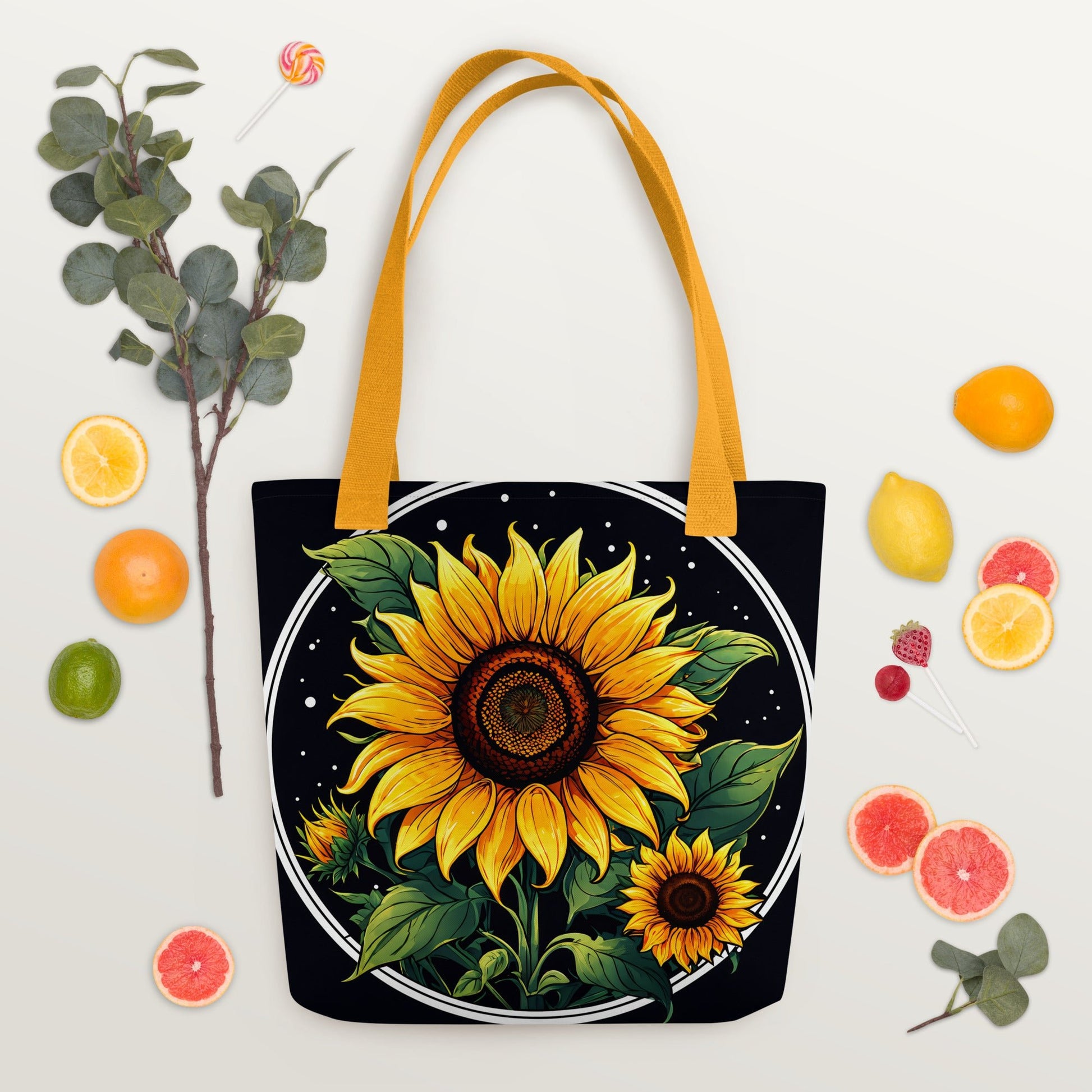 Sunflower Tote Bag - Tote Bags - Discovery Co.