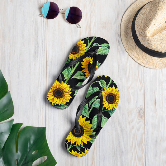 Sunflowers Flip - Flops - Footwear - Discovery Co.