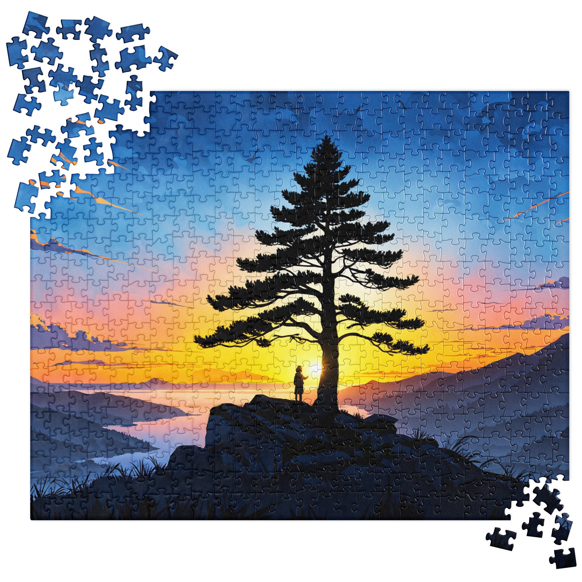 Sunrise Tree Jigsaw Puzzle - Puzzle - Discovery Co.