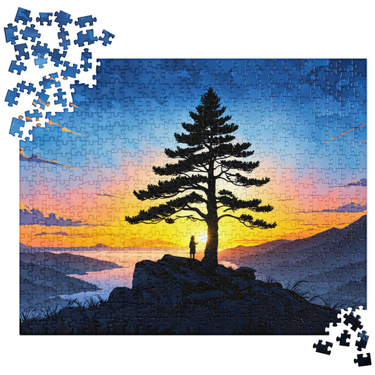 Sunrise Tree Jigsaw Puzzle - Puzzle - Discovery Co.