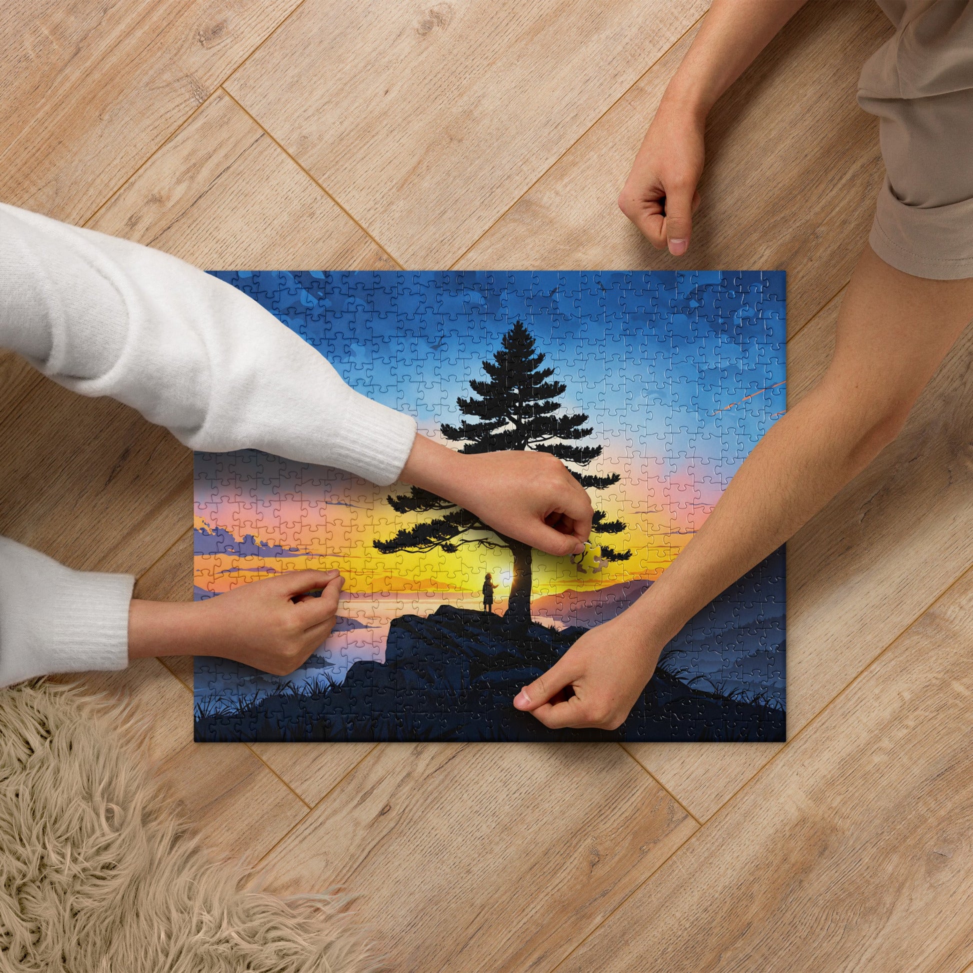 Sunrise Tree Jigsaw Puzzle - Puzzle - Discovery Co.