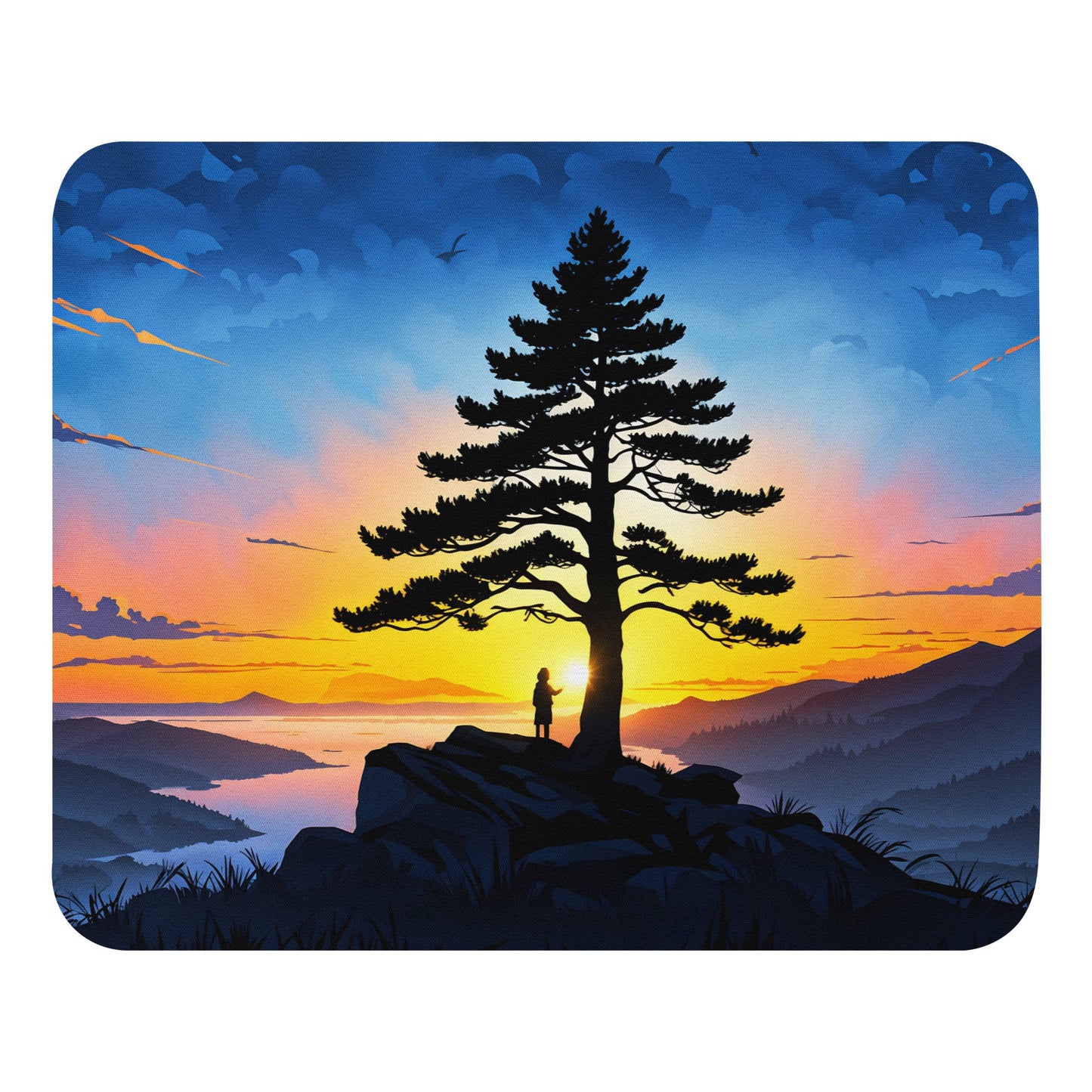 Sunrise Tree Mouse Pad - Mouse Pads - Discovery Co.