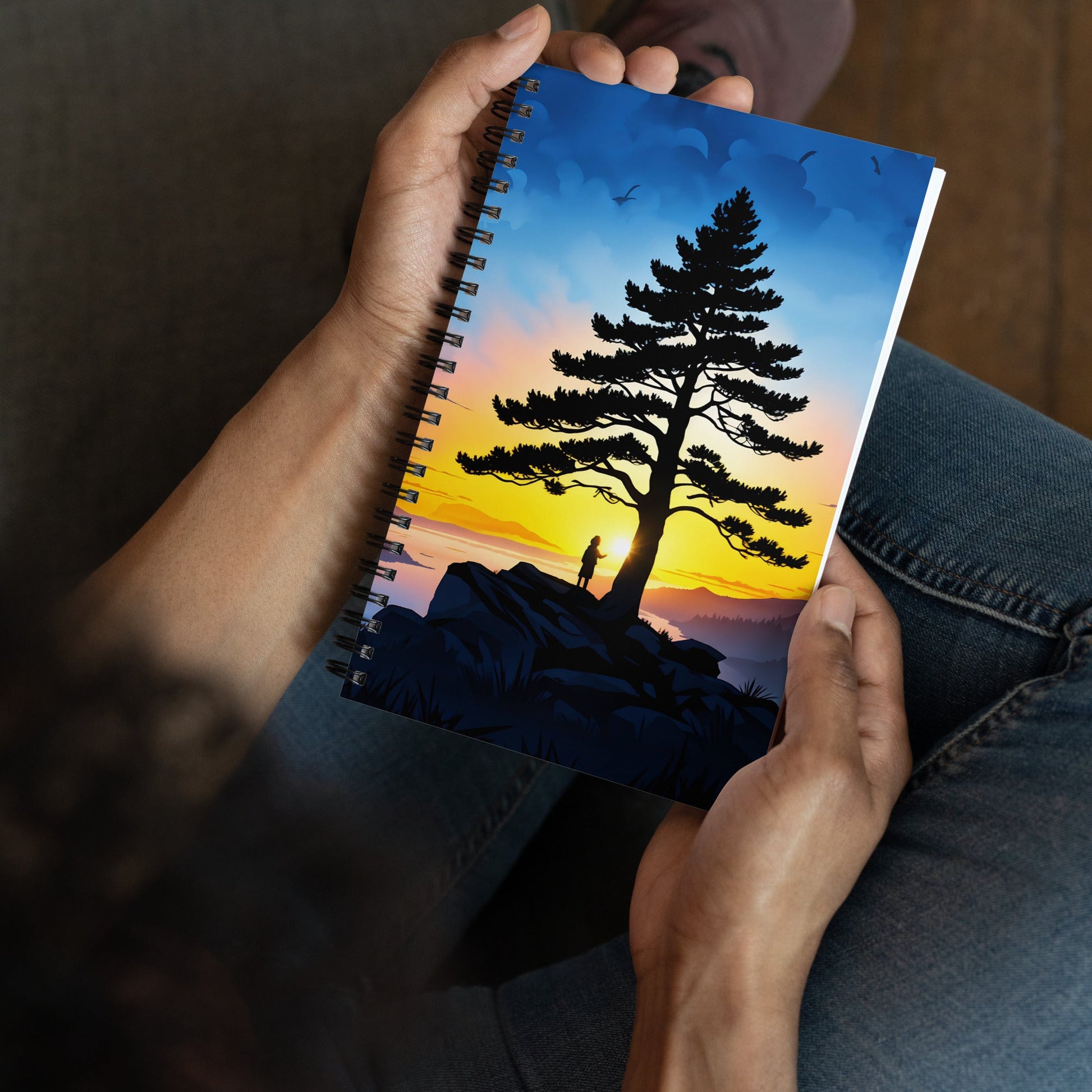 Sunrise Tree Spiral Notebook - Spiral Notebooks - Discovery Co.