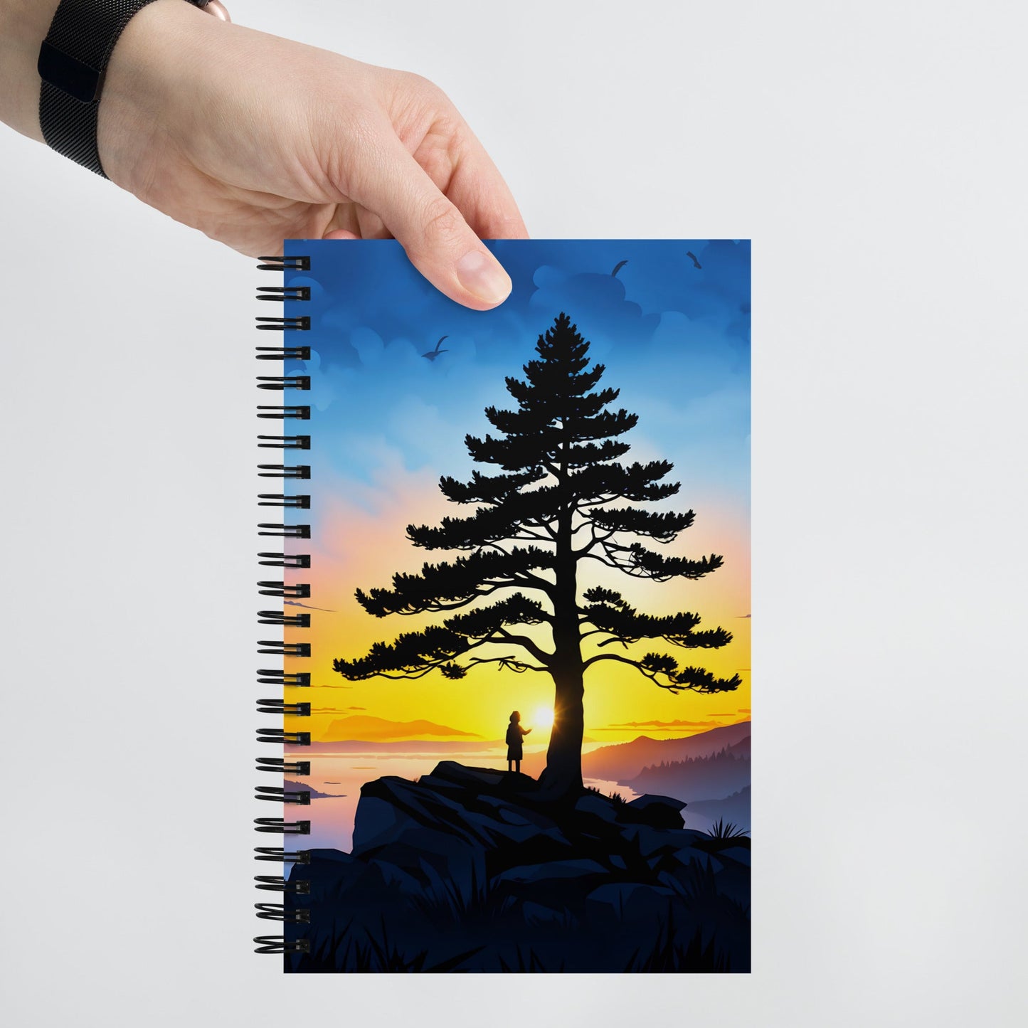 Sunrise Tree Spiral Notebook - Spiral Notebooks - Discovery Co.