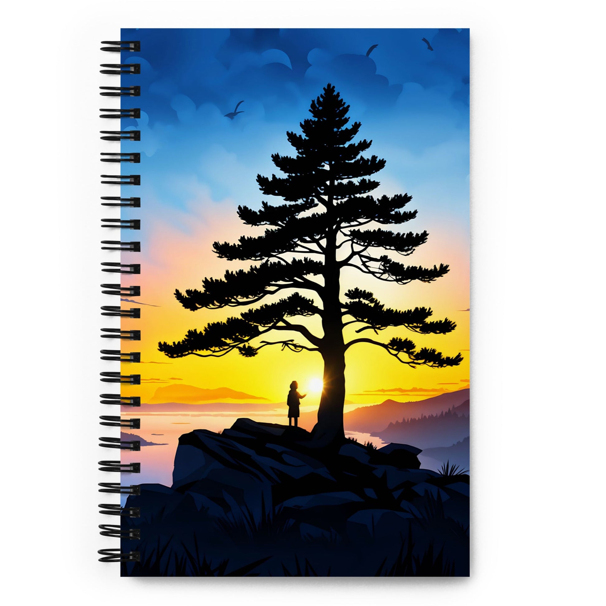 Sunrise Tree Spiral Notebook - Spiral Notebooks - Discovery Co.