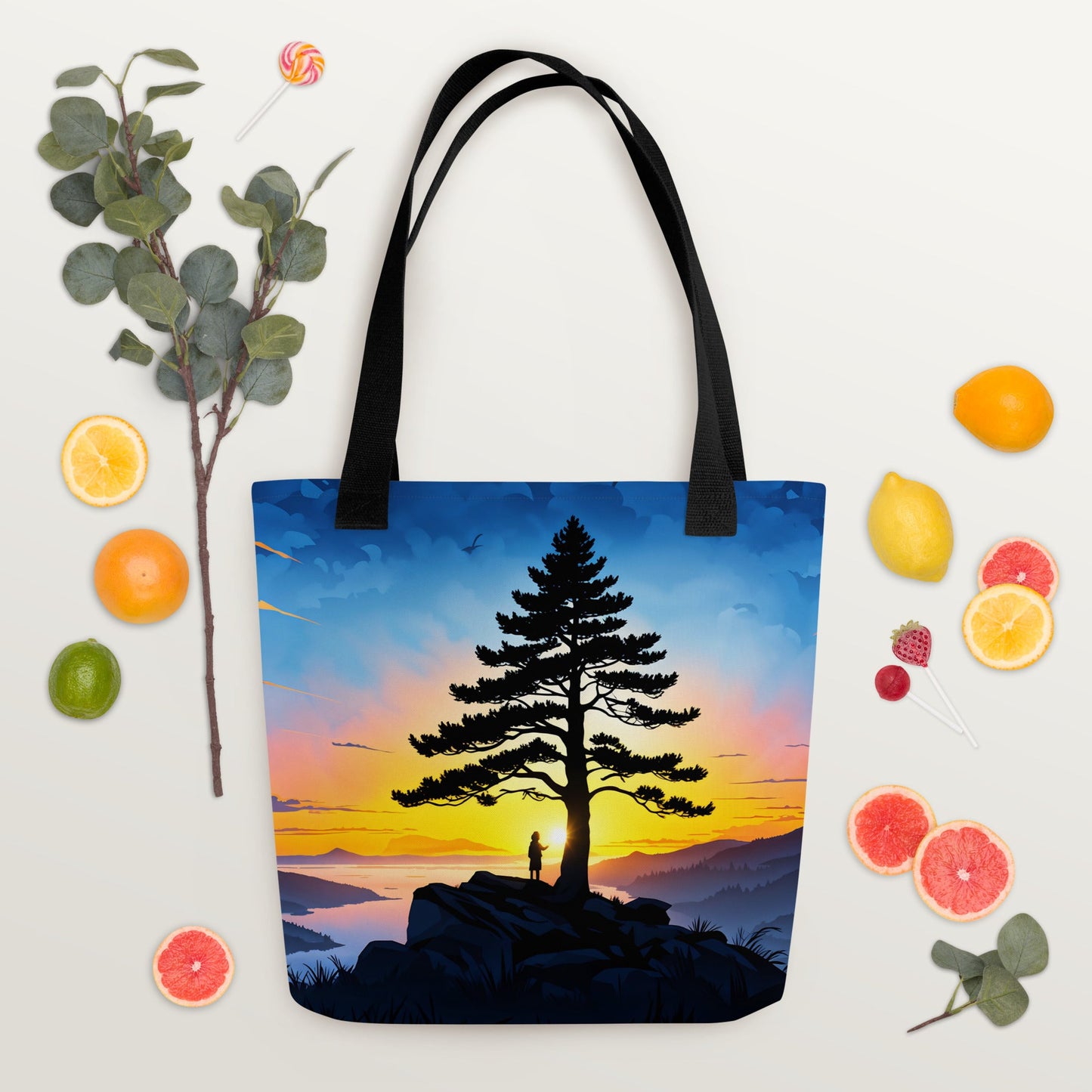 Sunrise Tree Tote Bag - Tote Bags - Discovery Co.