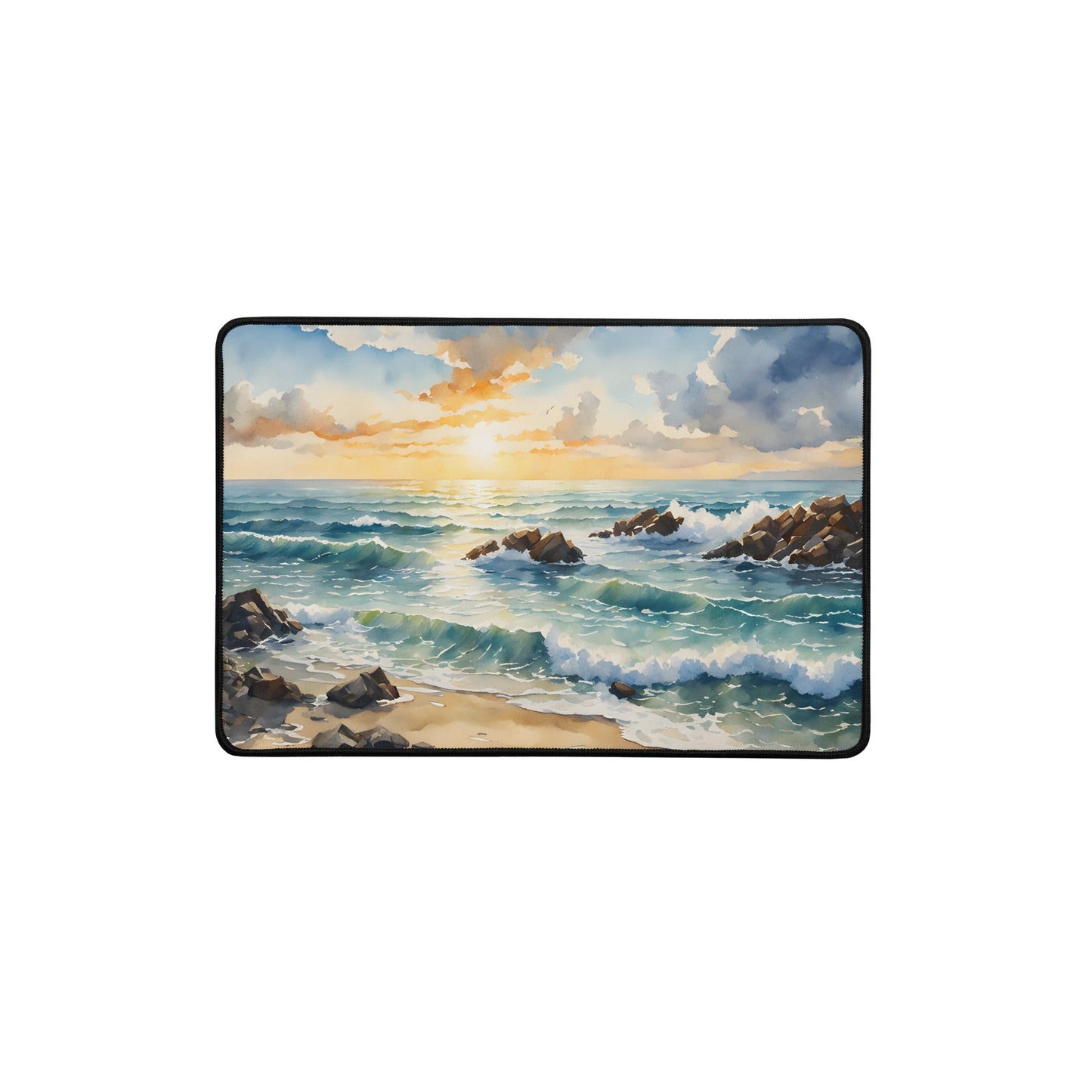 Sunset Beach Desk Mat - Mouse Pads - Discovery Co.
