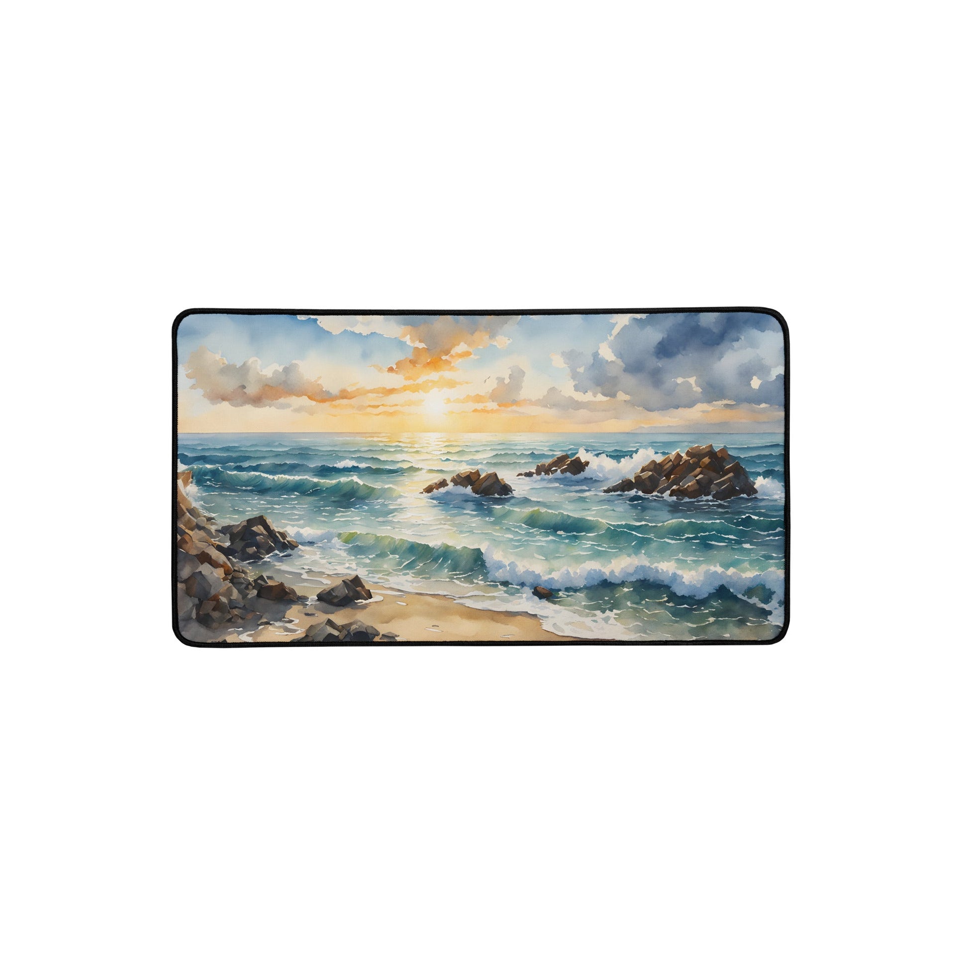 Sunset Beach Desk Mat - Mouse Pads - Discovery Co.
