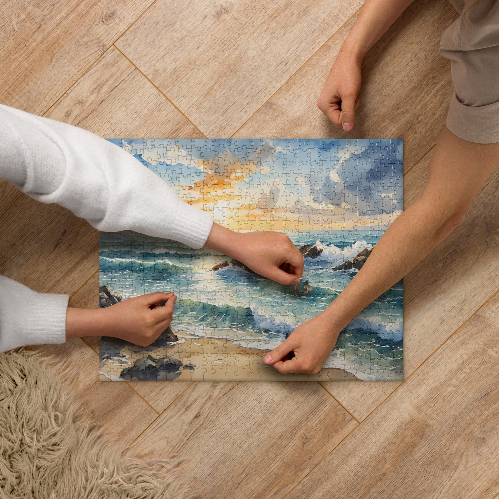 Sunset Beach Jigsaw Puzzle - Puzzle - Discovery Co.