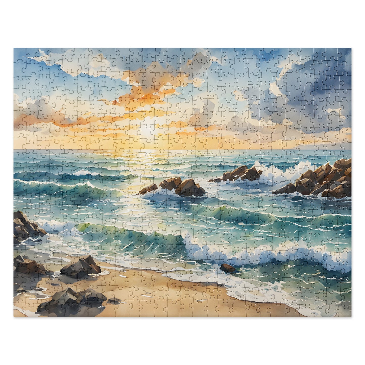 Sunset Beach Jigsaw Puzzle - Puzzle - Discovery Co.