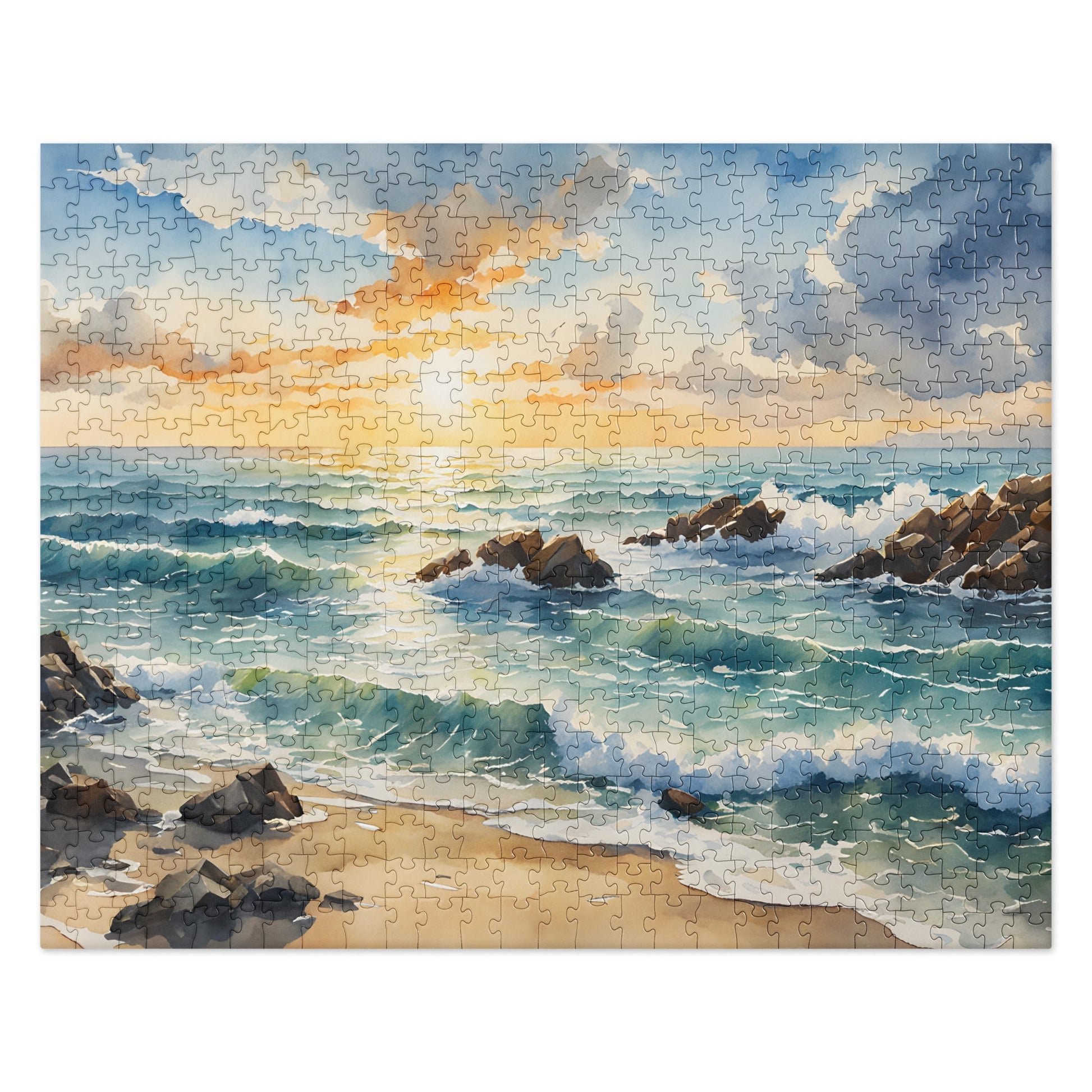 Sunset Beach Jigsaw Puzzle - Puzzle - Discovery Co.