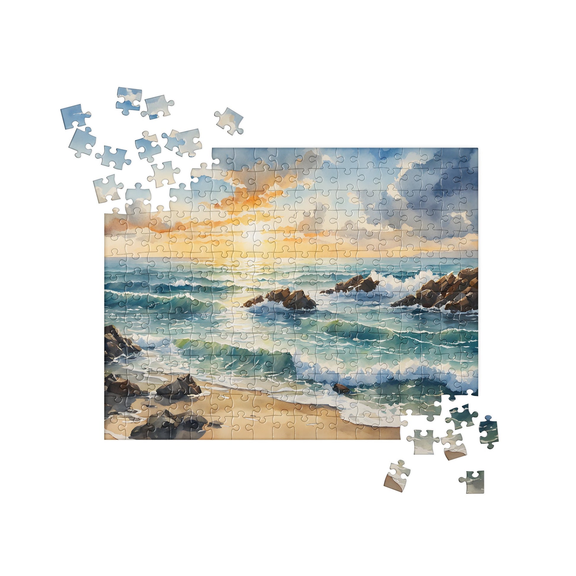 Sunset Beach Jigsaw Puzzle - Puzzle - Discovery Co.
