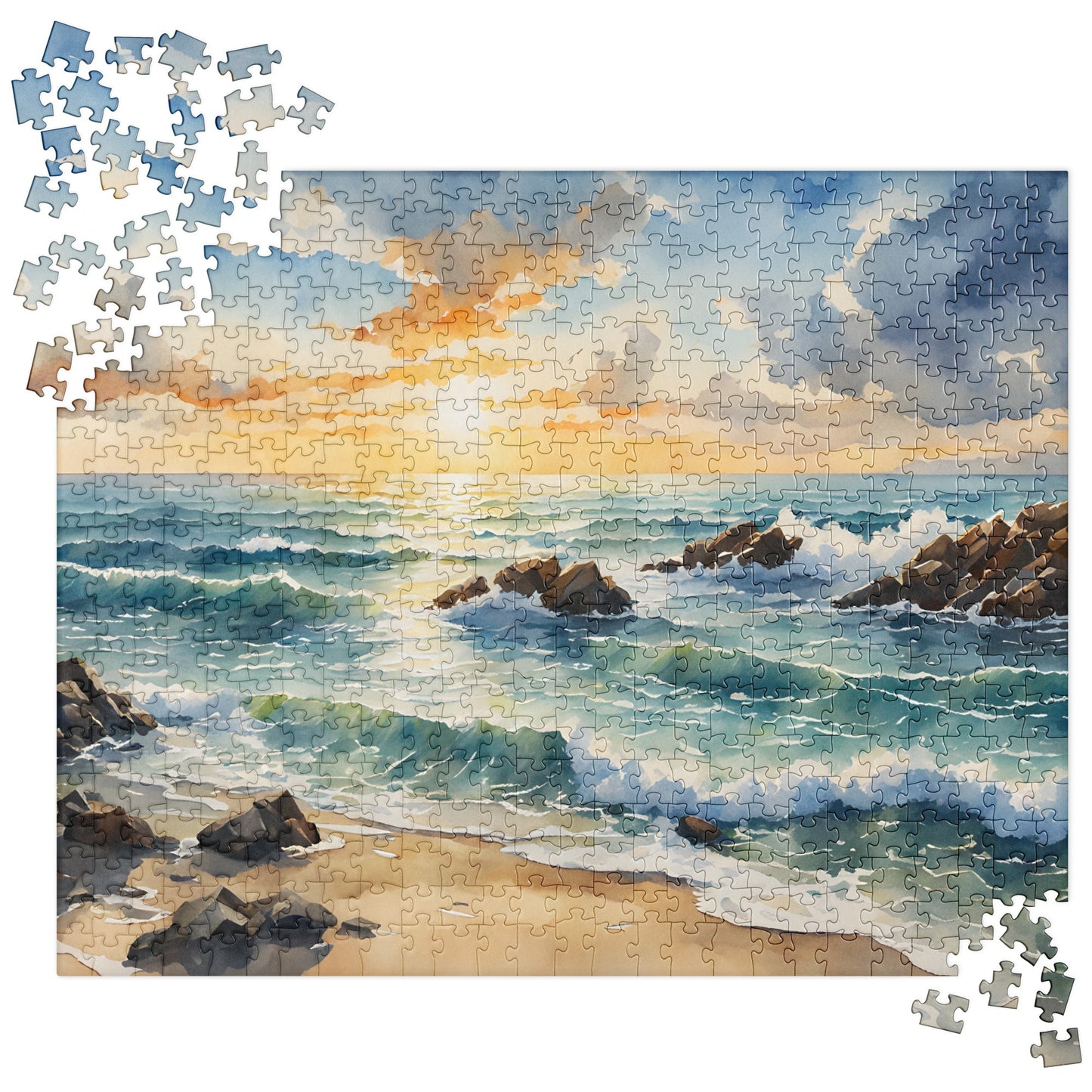 Sunset Beach Jigsaw Puzzle - Puzzle - Discovery Co.