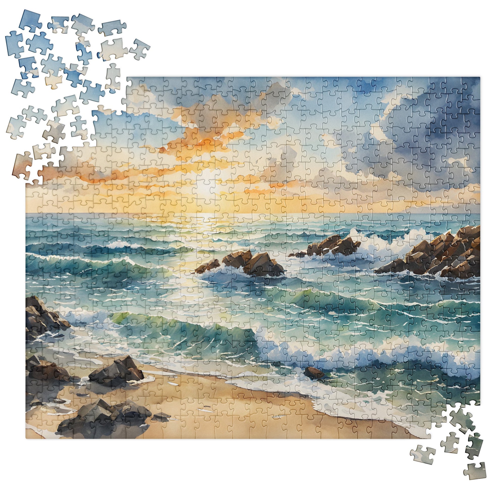 Sunset Beach Jigsaw Puzzle - Puzzle - Discovery Co.