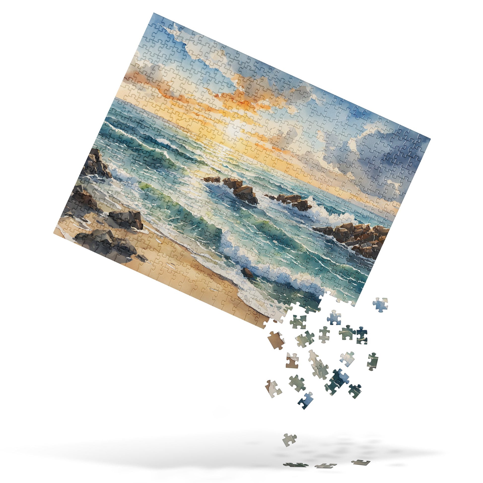Sunset Beach Jigsaw Puzzle - Puzzle - Discovery Co.