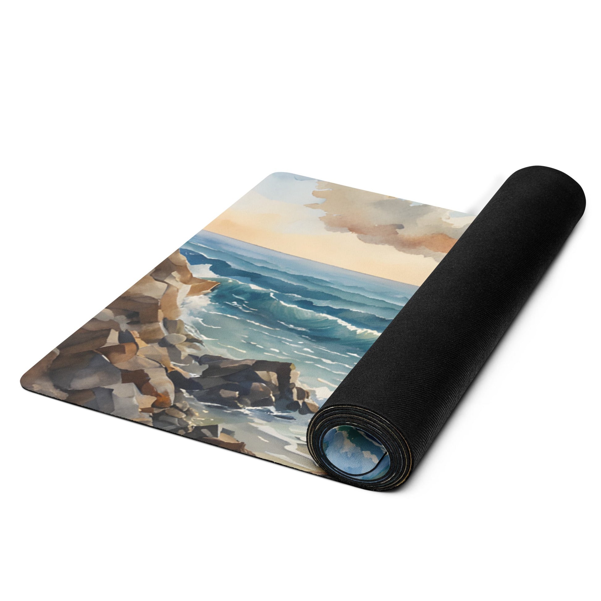 Sunset Beach Yoga Mat - Yoga Mat - Discovery Co.