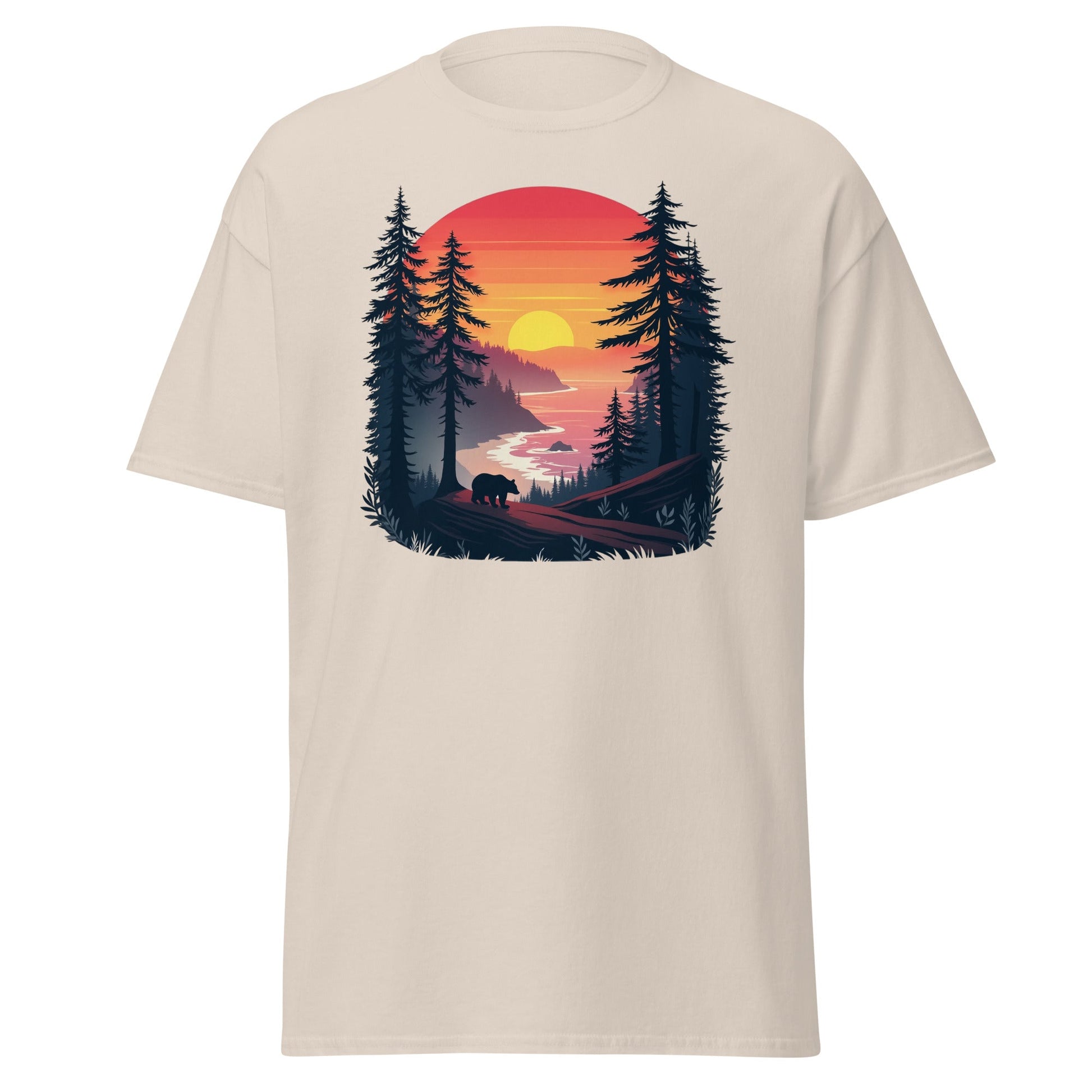 Sunset Bear Men's (Unisex) Classic Tee - Men's Shirts - Discovery Co.