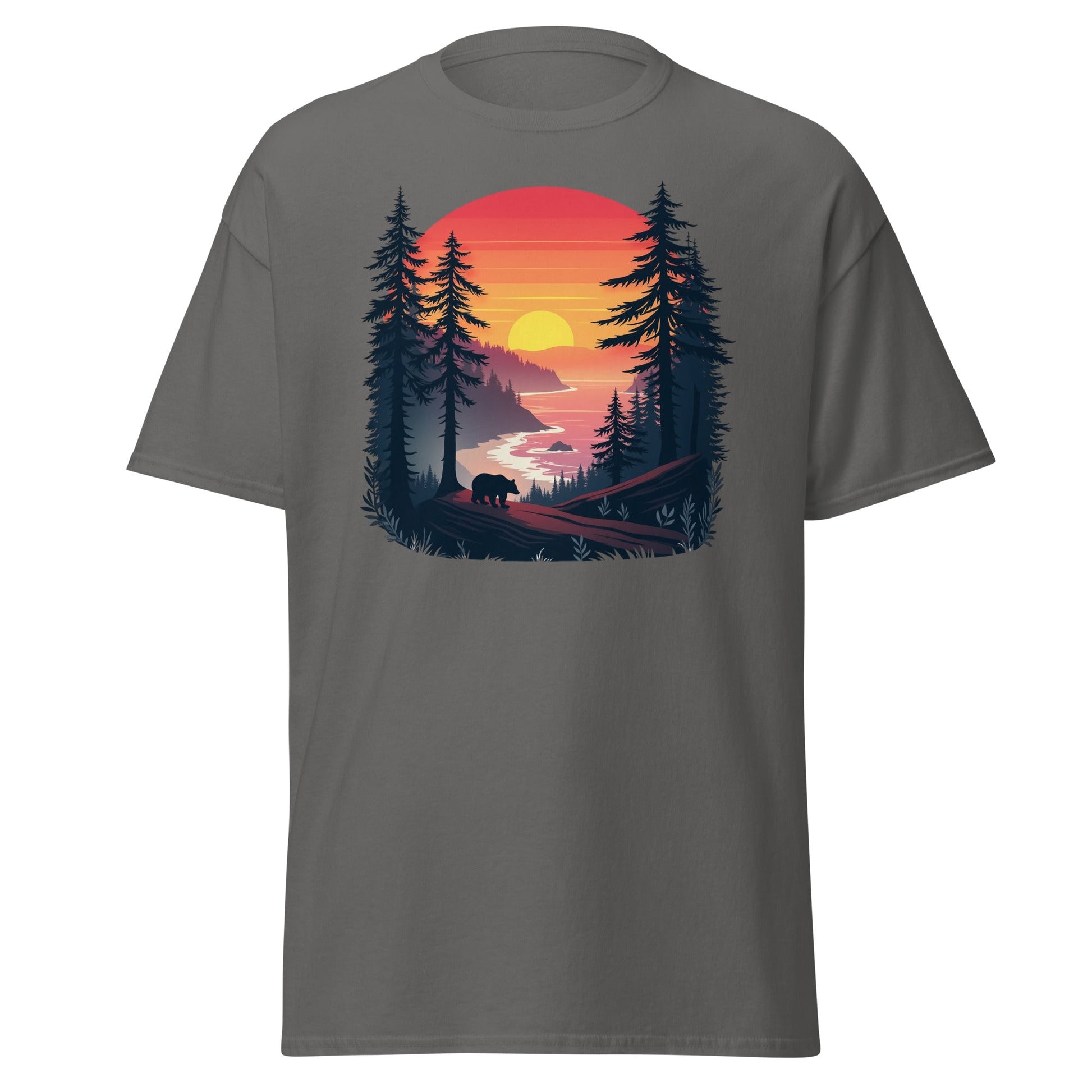 Sunset Bear Men's (Unisex) Classic Tee - Men's Shirts - Discovery Co.