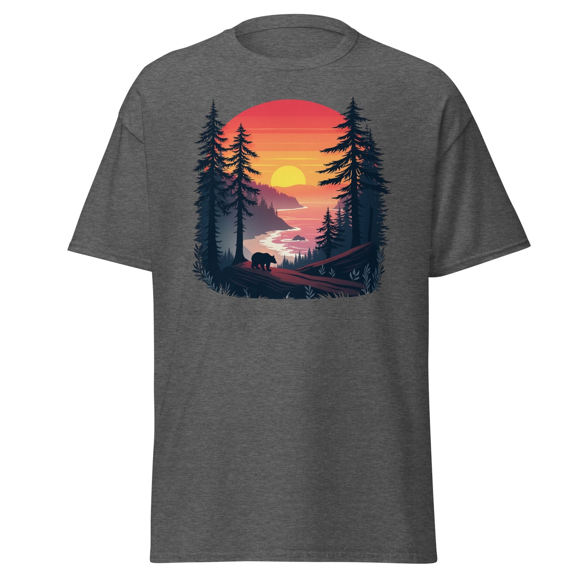 Sunset Bear Men's (Unisex) Classic Tee - Men's Shirts - Discovery Co.