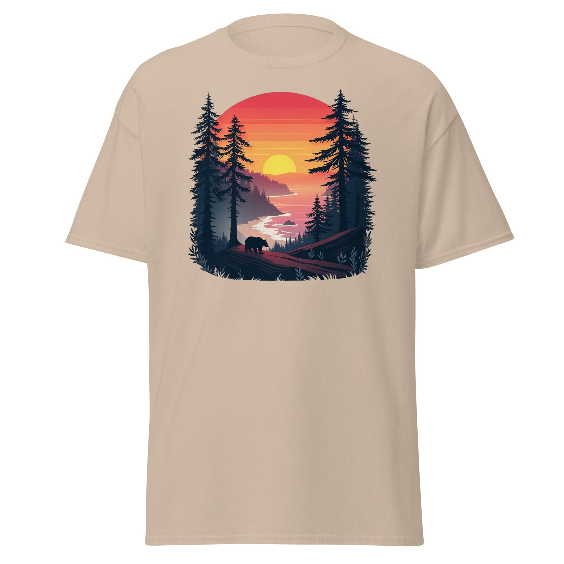 Sunset Bear Women's (Unisex) Classic Tee - Women's Shirts - Discovery Co.