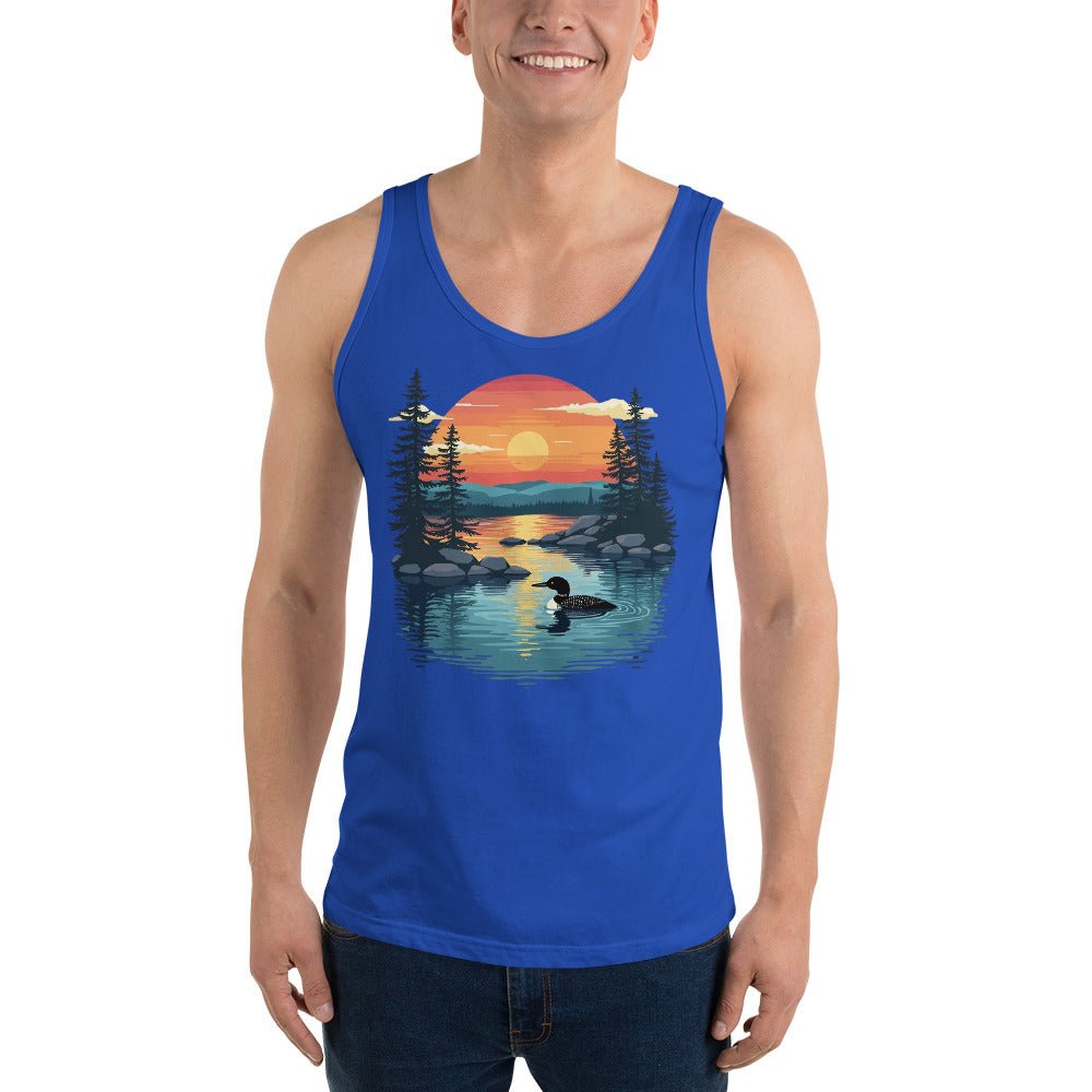Sunset Duck Men's Tank Top - Men's Shirts - Discovery Co.