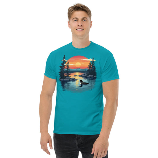 Sunset Duck Men's (Unisex) Classic Tee - Men's Shirts - Discovery Co.