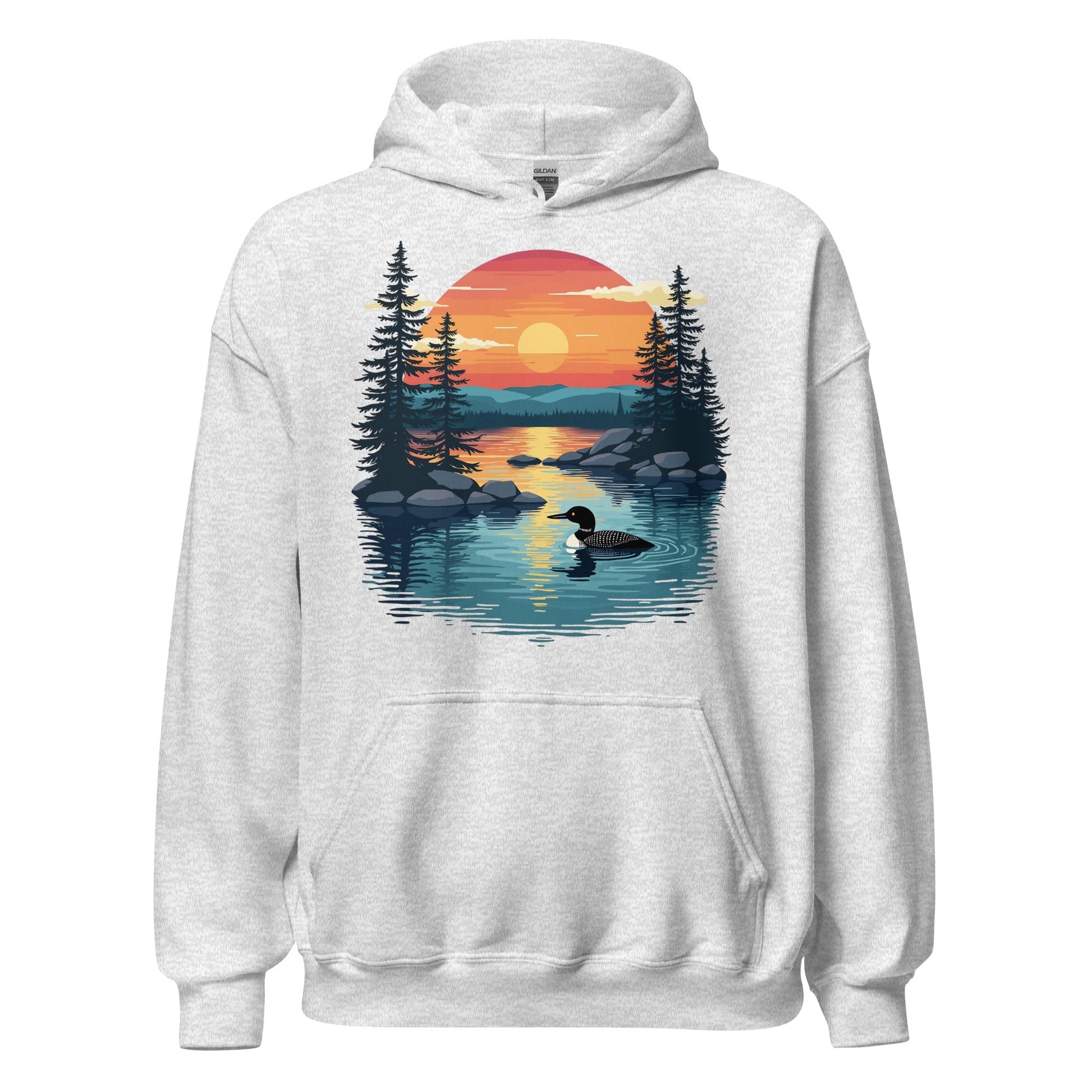 Sunset Duck Men's (Unisex) Hoodie - Hoodies - Discovery Co.
