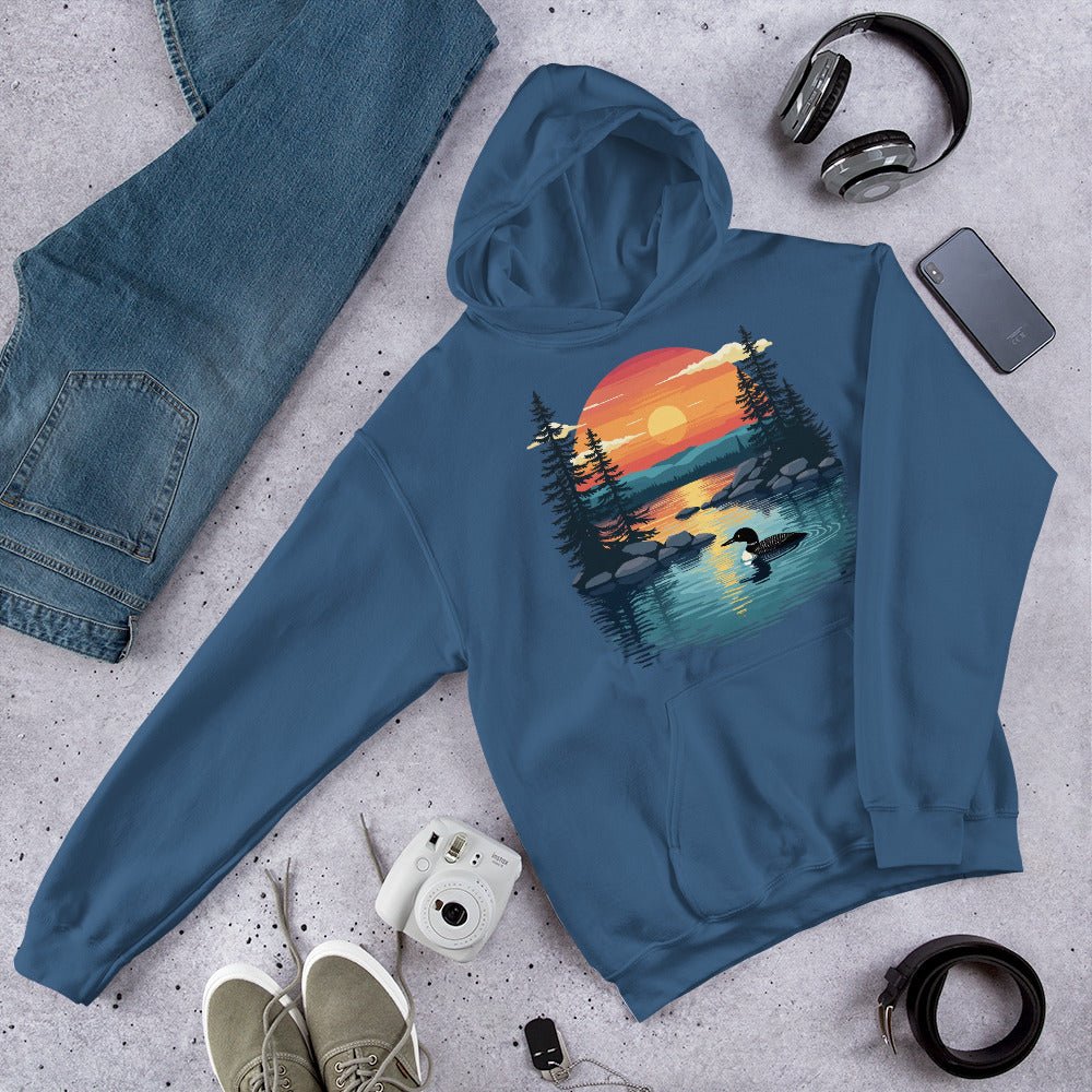 Sunset Duck Men's (Unisex) Hoodie - Hoodies - Discovery Co.