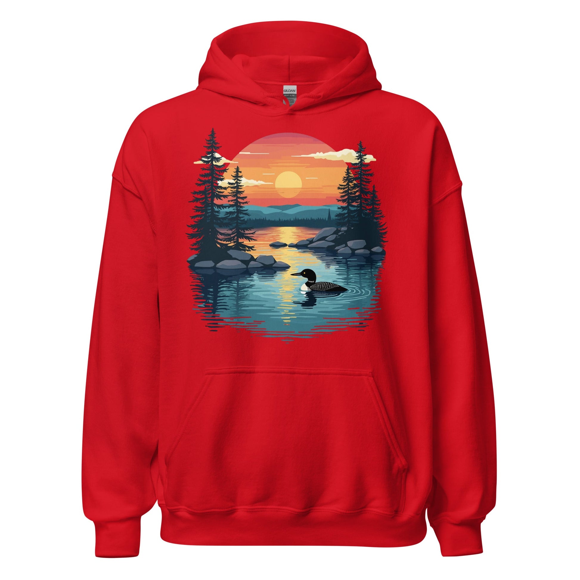 Sunset Duck Men's (Unisex) Hoodie - Hoodies - Discovery Co.