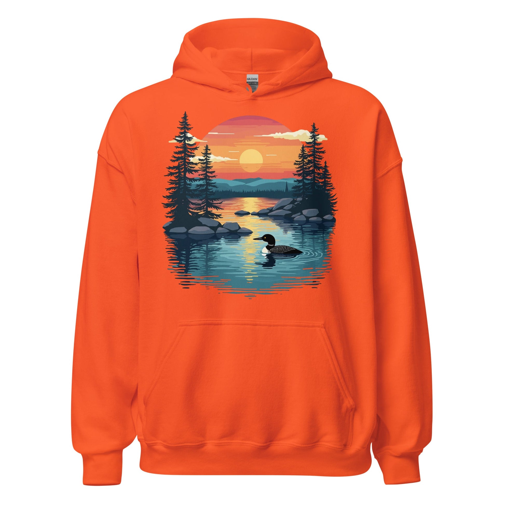 Sunset Duck Men's (Unisex) Hoodie - Hoodies - Discovery Co.