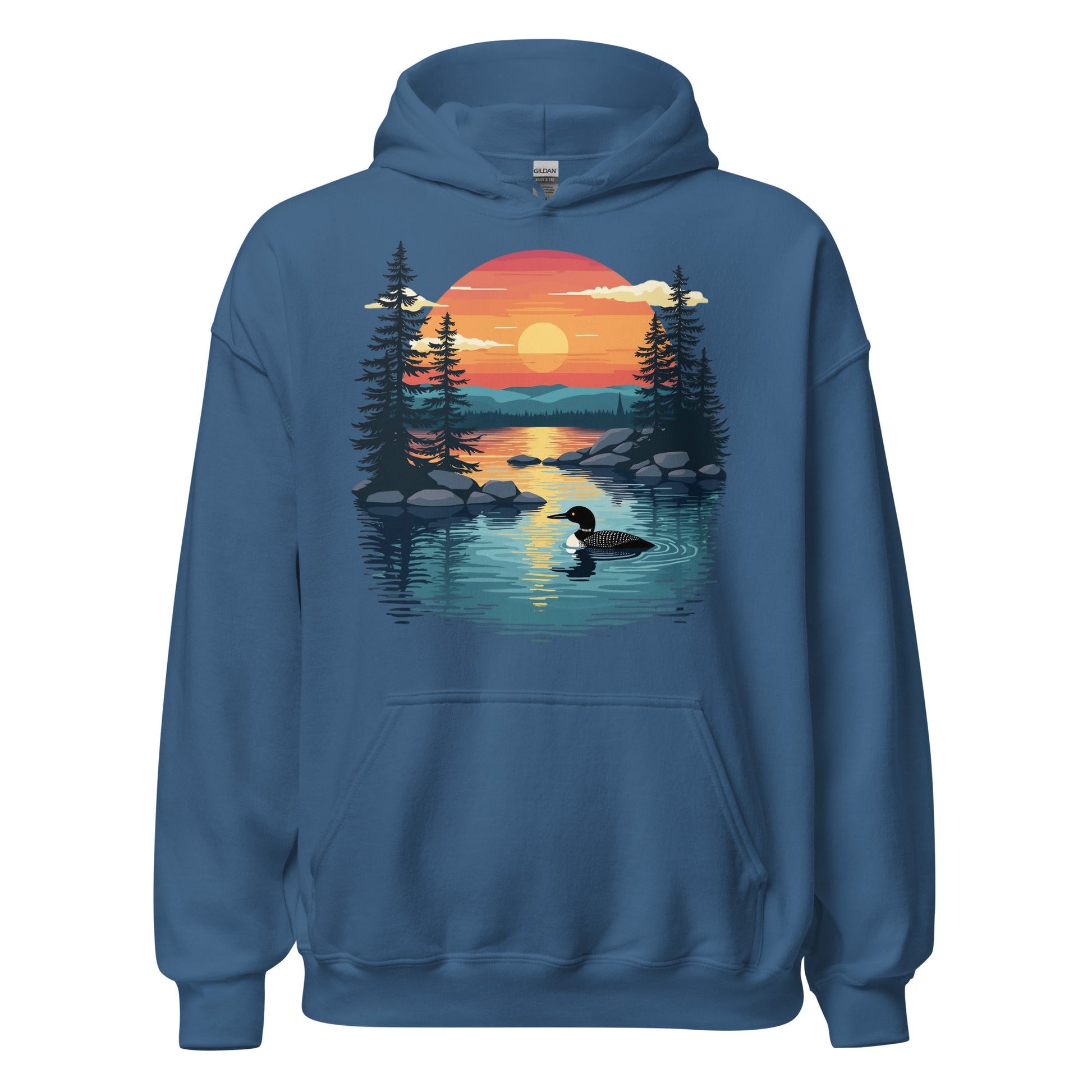 Sunset Duck Men's (Unisex) Hoodie - Hoodies - Discovery Co.
