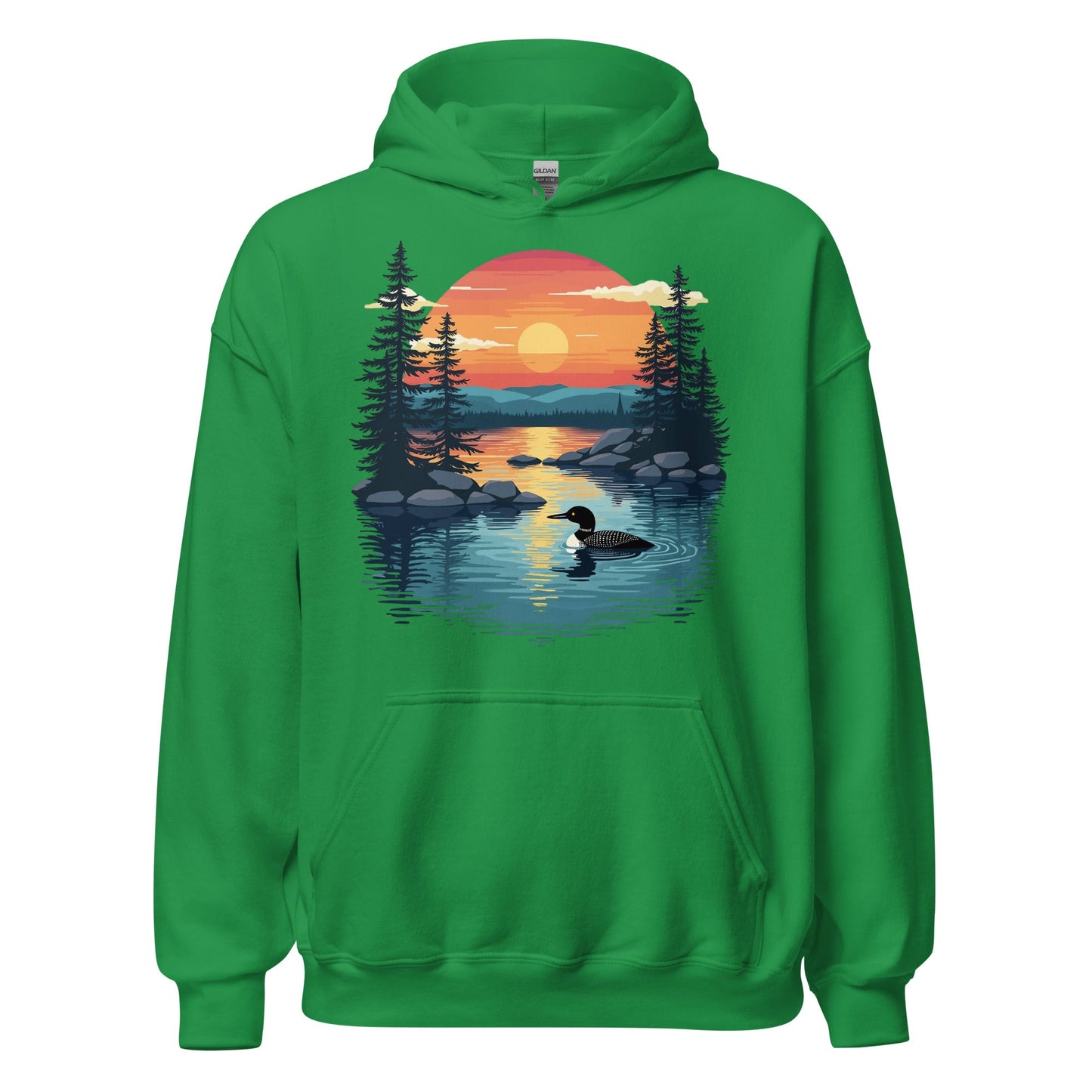 Sunset Duck Men's (Unisex) Hoodie - Hoodies - Discovery Co.