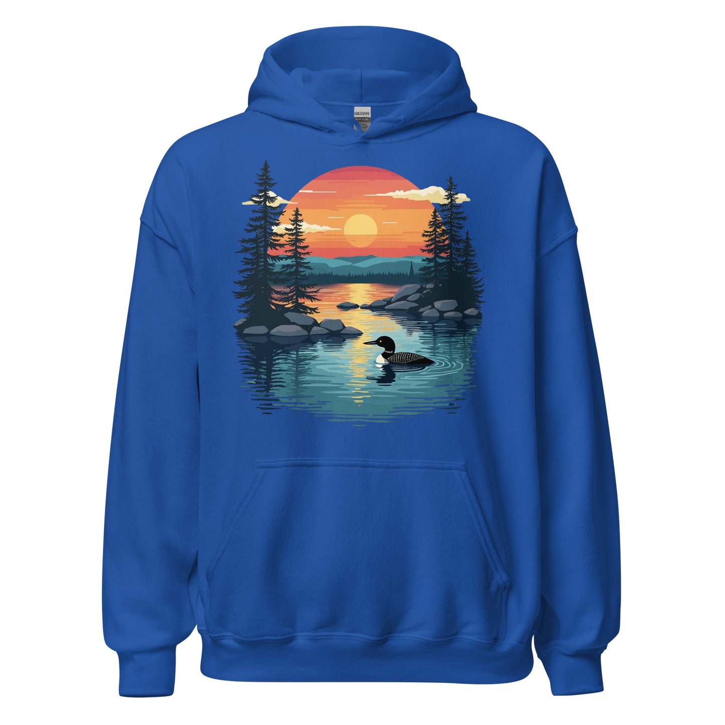 Sunset Duck Men's (Unisex) Hoodie - Hoodies - Discovery Co.