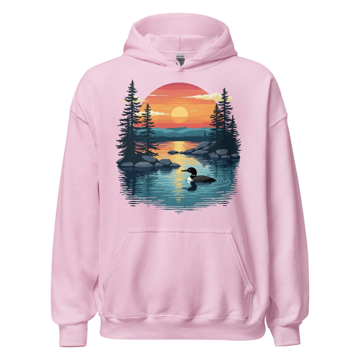 Sunset Duck Men's (Unisex) Hoodie - Hoodies - Discovery Co.