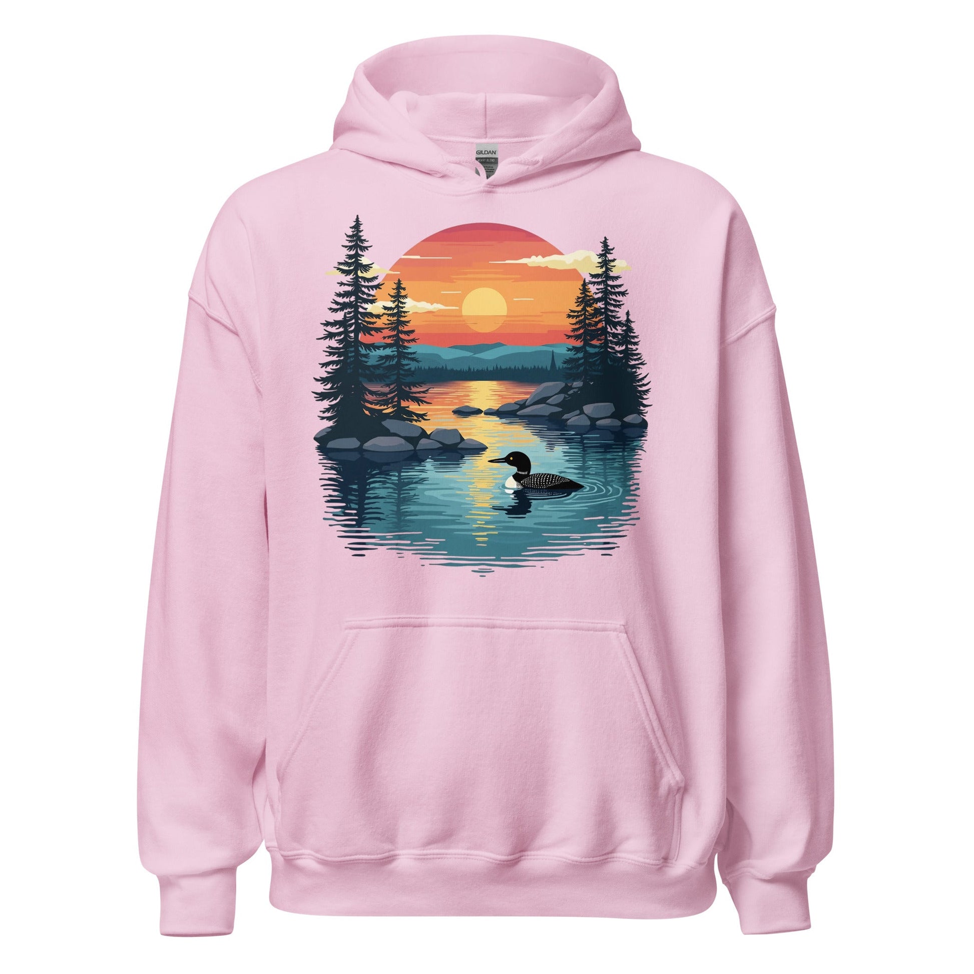 Sunset Duck Men's (Unisex) Hoodie - Hoodies - Discovery Co.