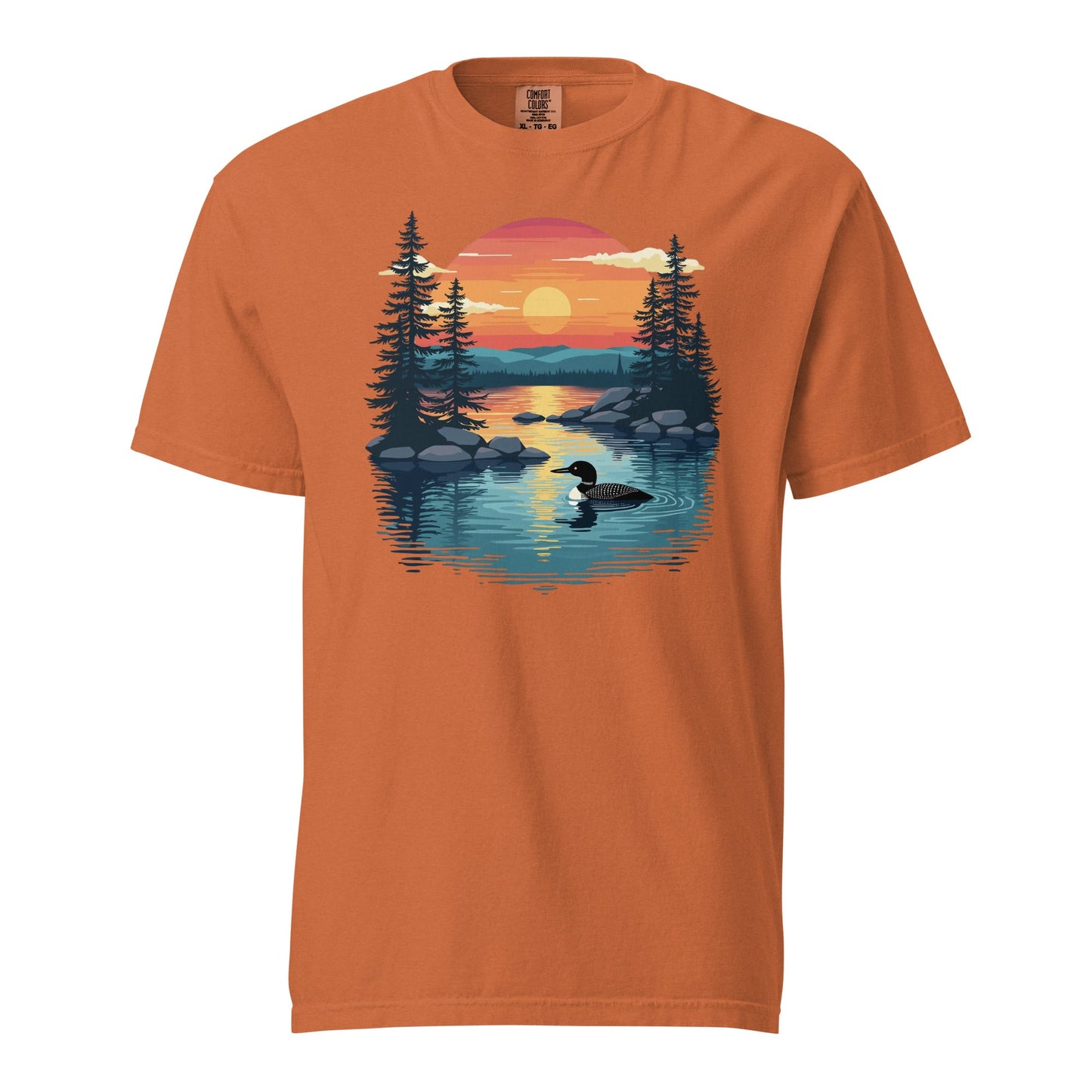 Sunset Duck Men's (Unisex) Premium Tee - Men's Shirts - Discovery Co.