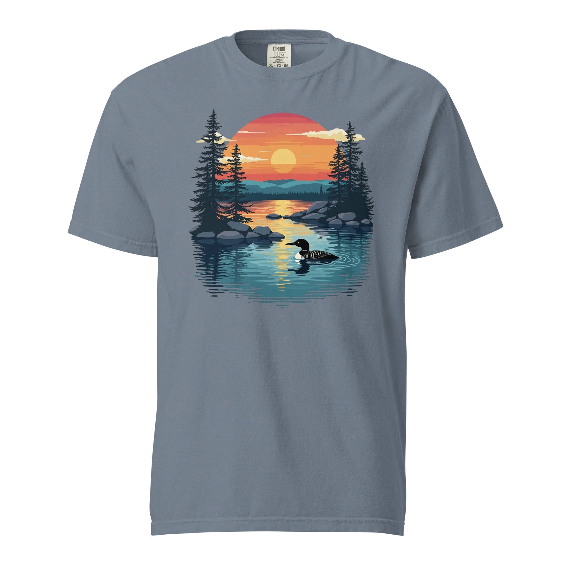 Sunset Duck Men's (Unisex) Premium Tee - Men's Shirts - Discovery Co.