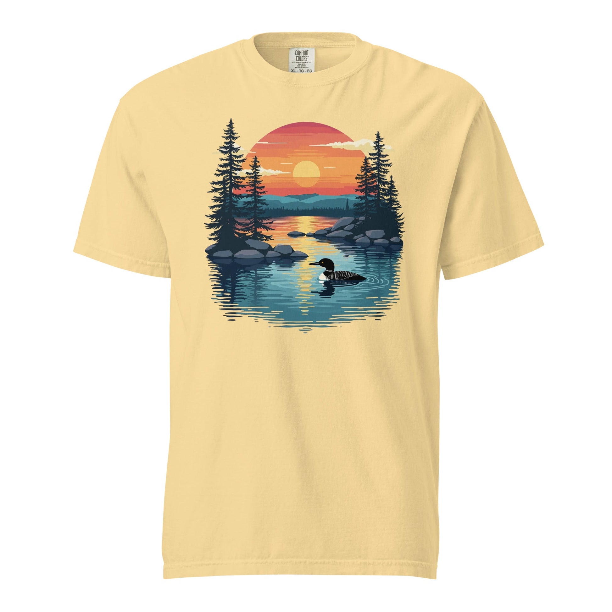 Sunset Duck Men's (Unisex) Premium Tee - Men's Shirts - Discovery Co.