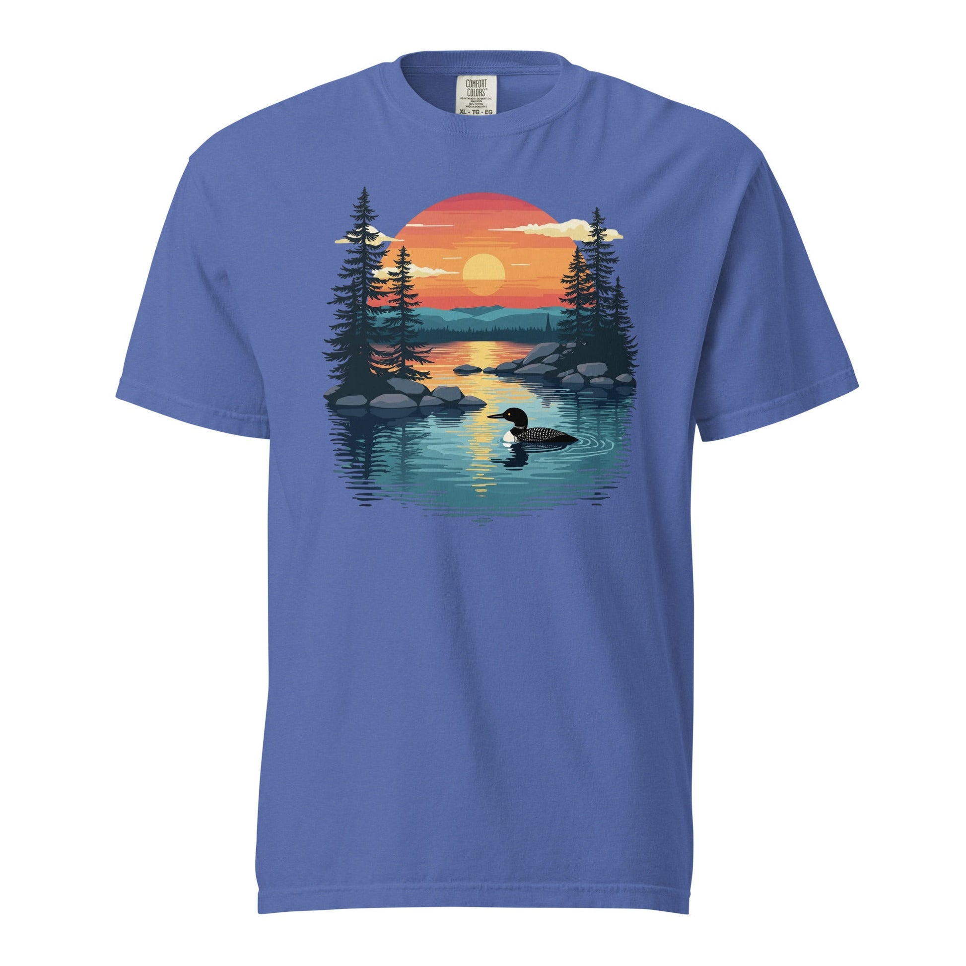 Sunset Duck Men's (Unisex) Premium Tee - Men's Shirts - Discovery Co.