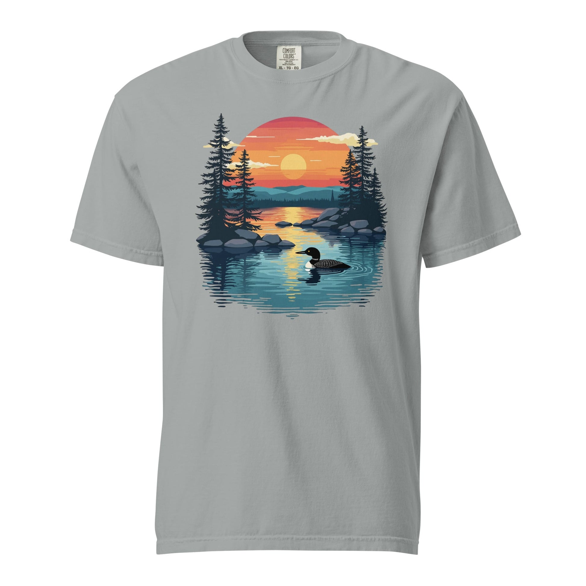Sunset Duck Men's (Unisex) Premium Tee - Men's Shirts - Discovery Co.