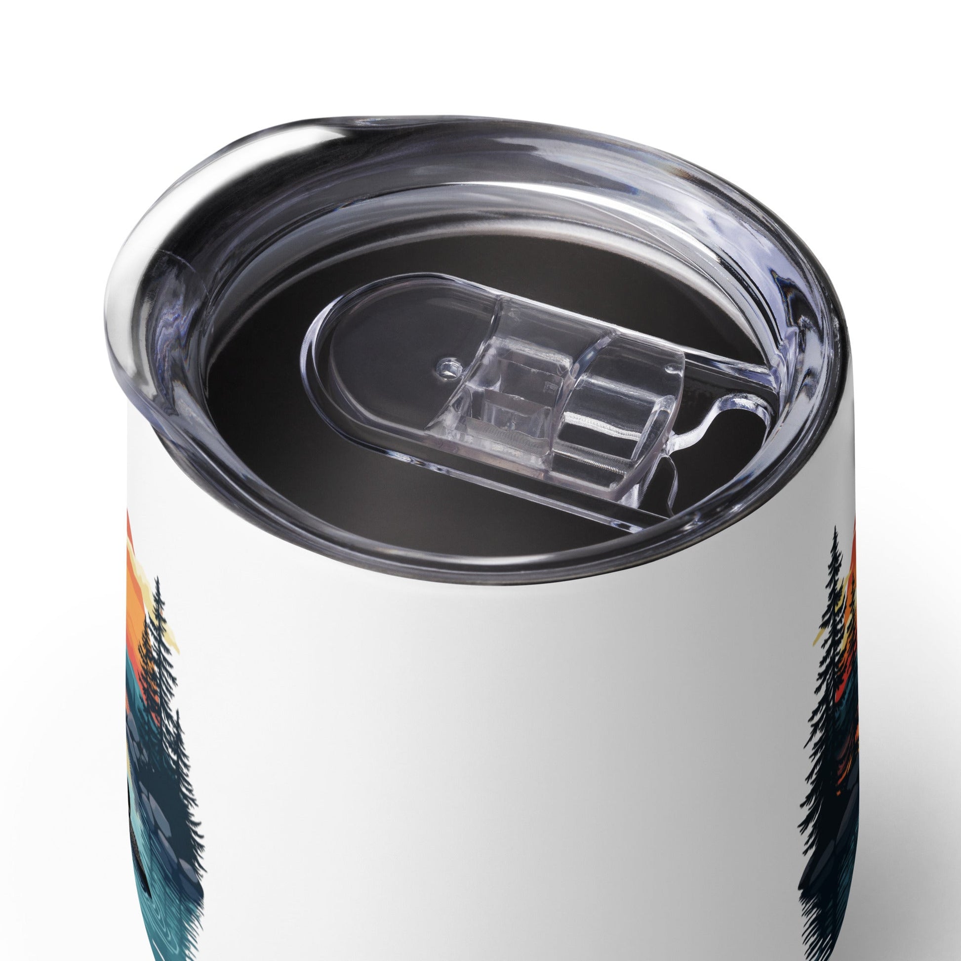Sunset Duck Stainless Steel Wine Tumbler - Steel Tumbler - Discovery Co.