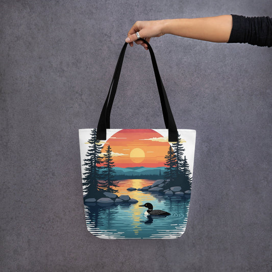 Sunset Duck Tote Bag - Tote Bags - Discovery Co.