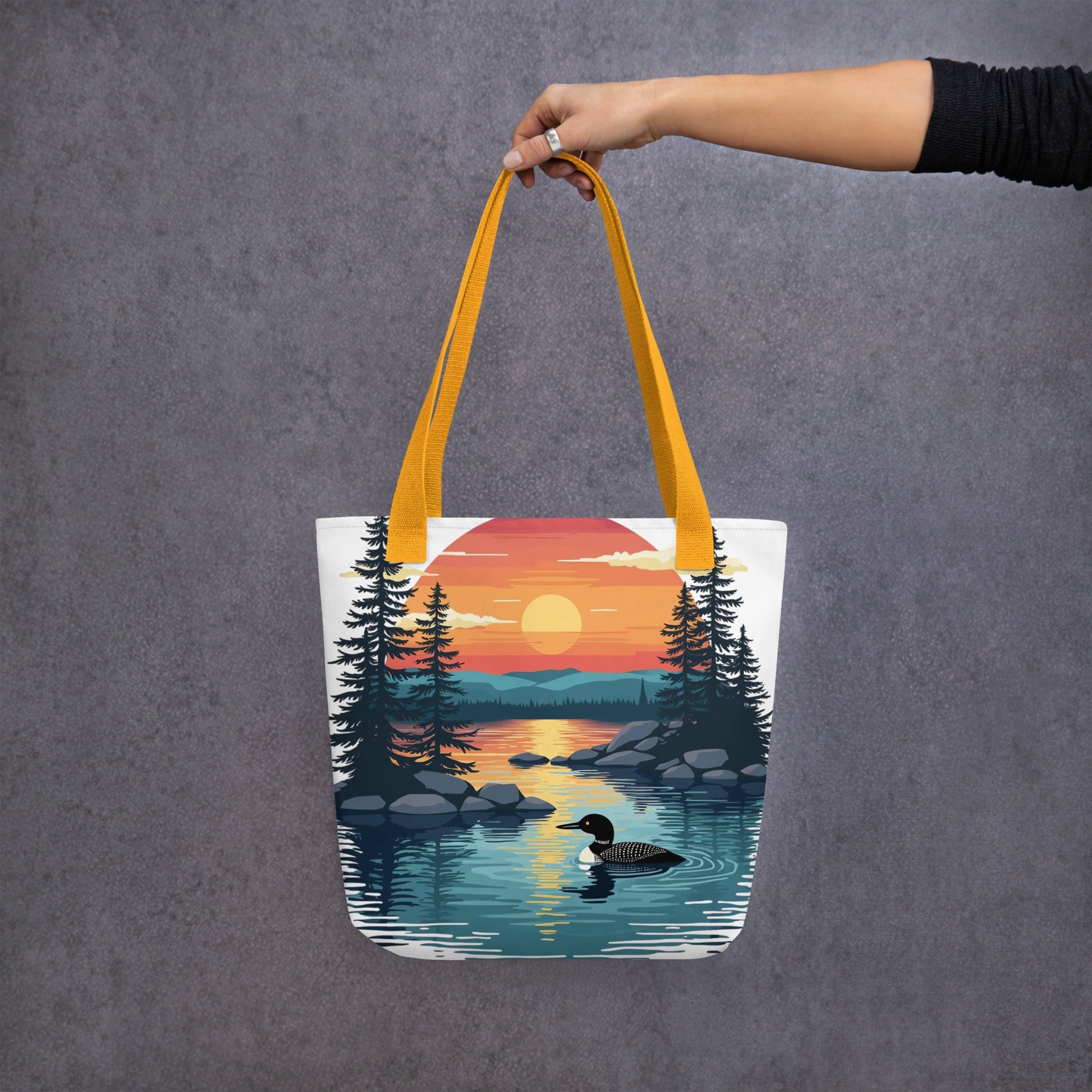 Sunset Duck Tote Bag - Tote Bags - Discovery Co.