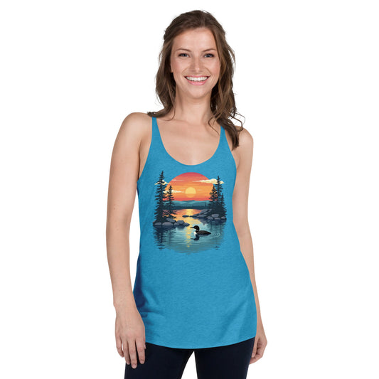 Sunset Duck Women's Racerback Tank - Women's Shirts - Discovery Co.
