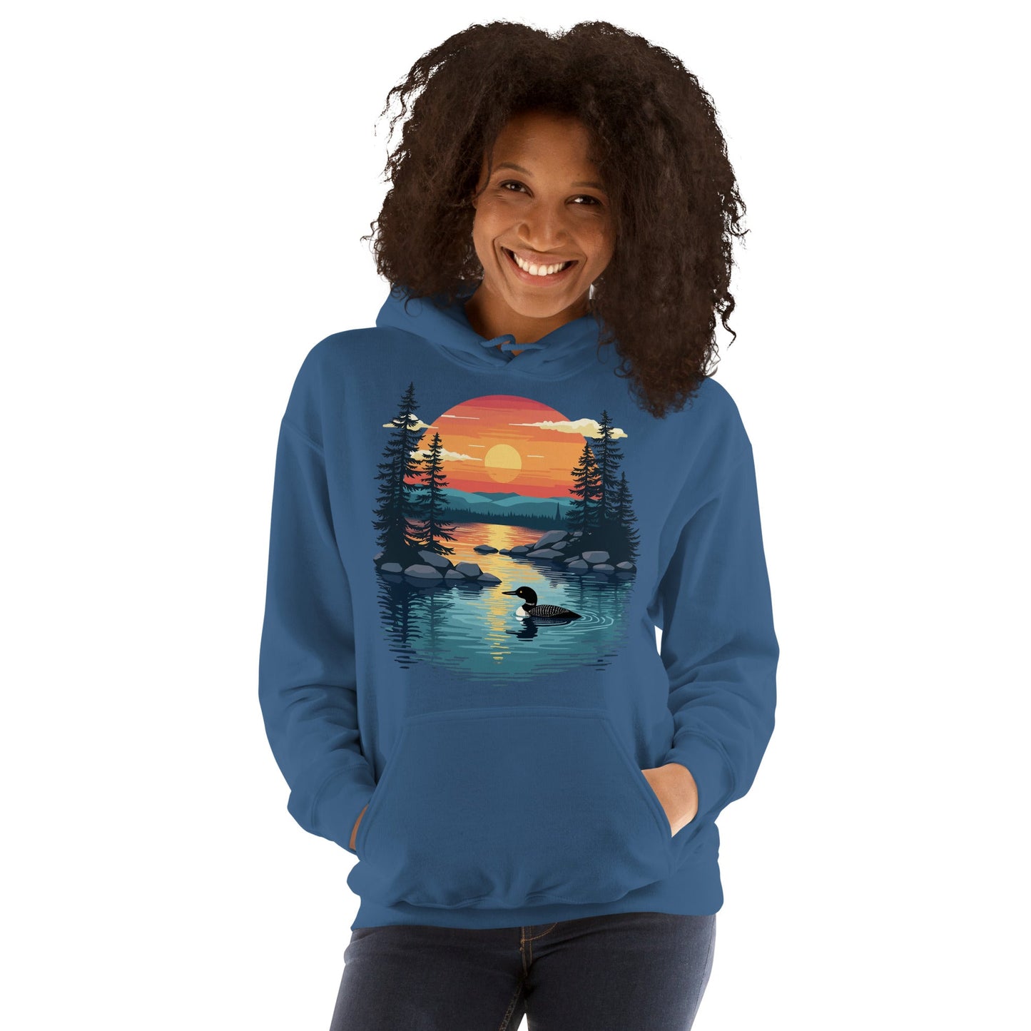 Sunset Duck Women's (Unisex) Hoodie - Hoodies - Discovery Co.