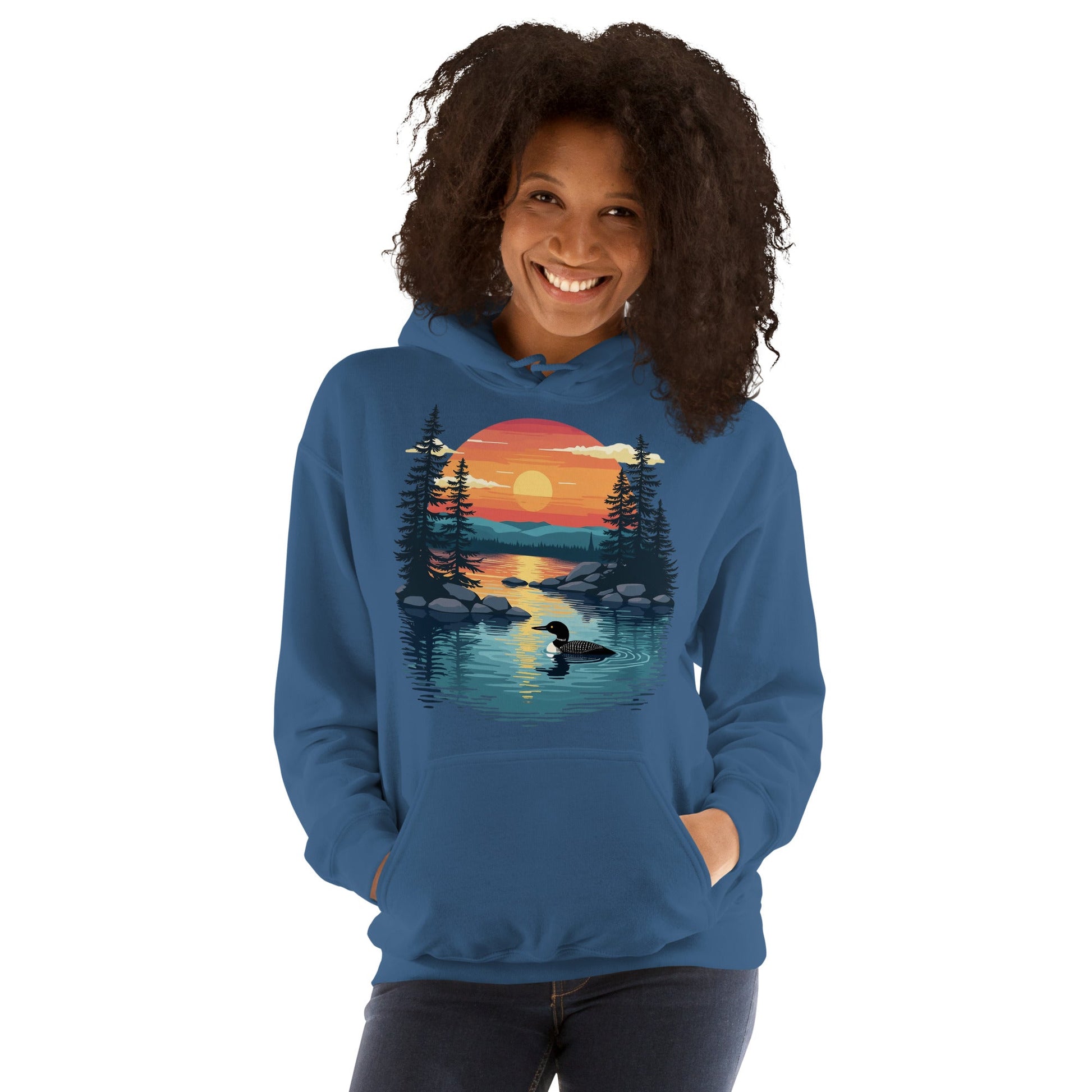 Sunset Duck Women's (Unisex) Hoodie - Hoodies - Discovery Co.