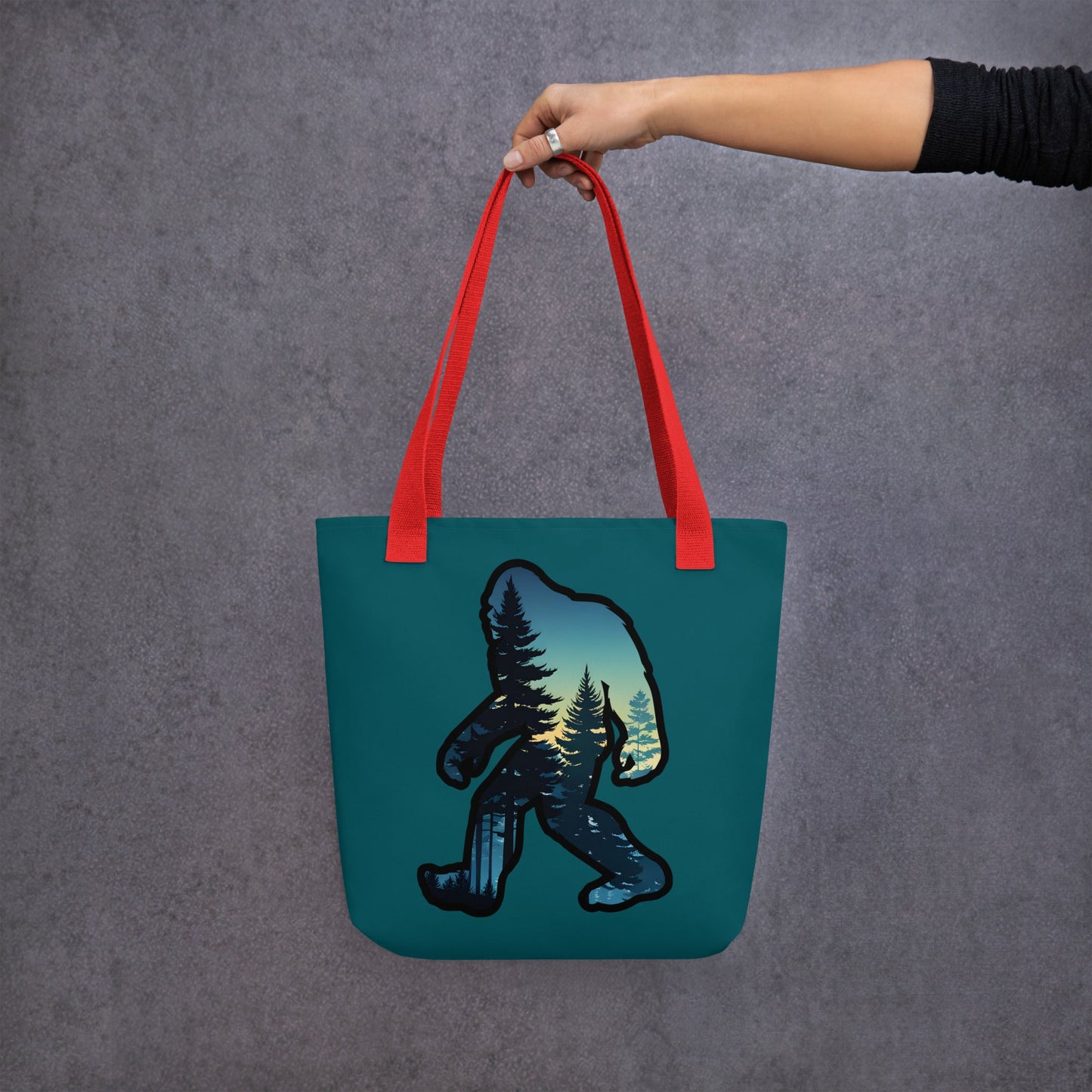 Sunset Forest Big Foot Tote Bag - Tote Bags - Discovery Co.