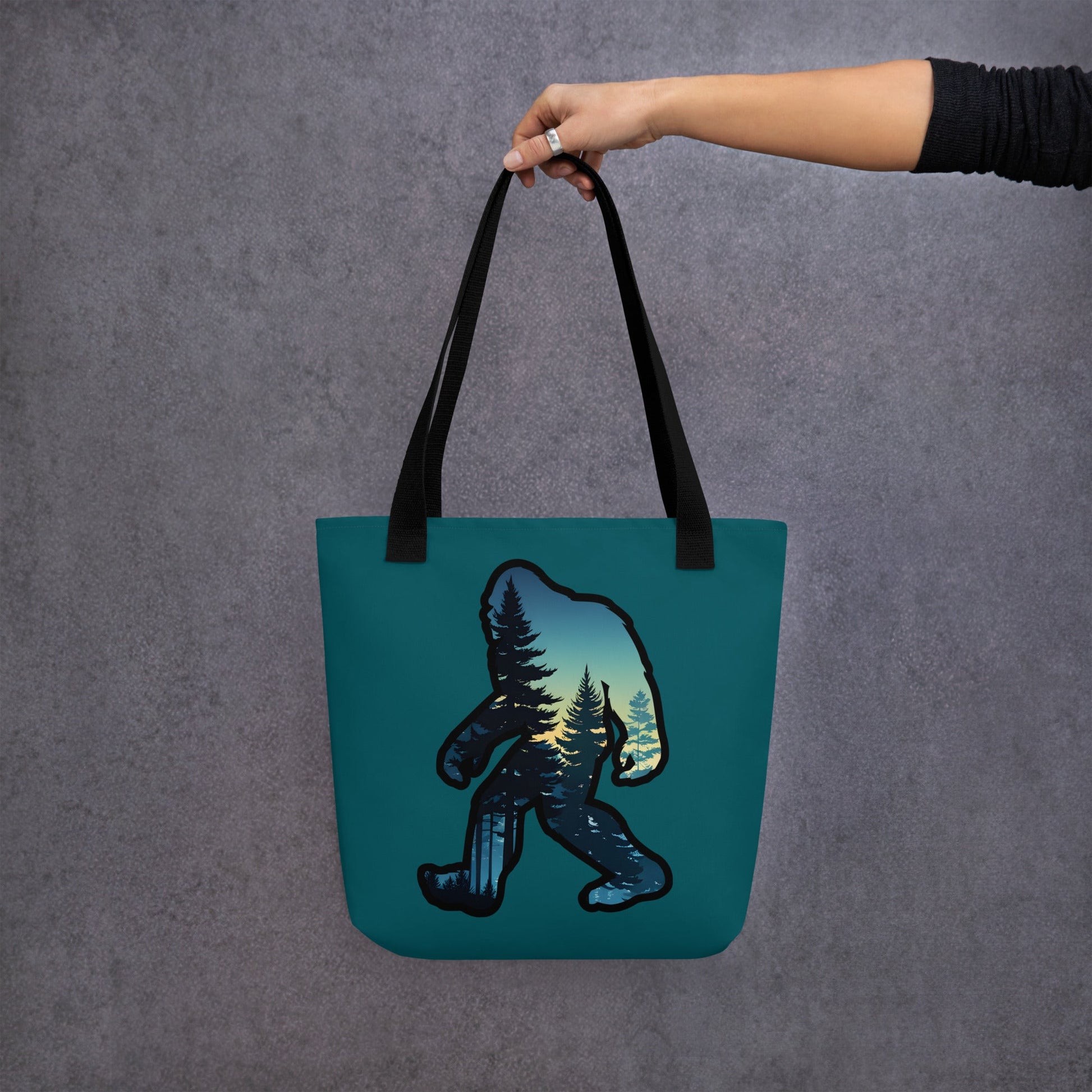 Sunset Forest Big Foot Tote Bag - Tote Bags - Discovery Co.