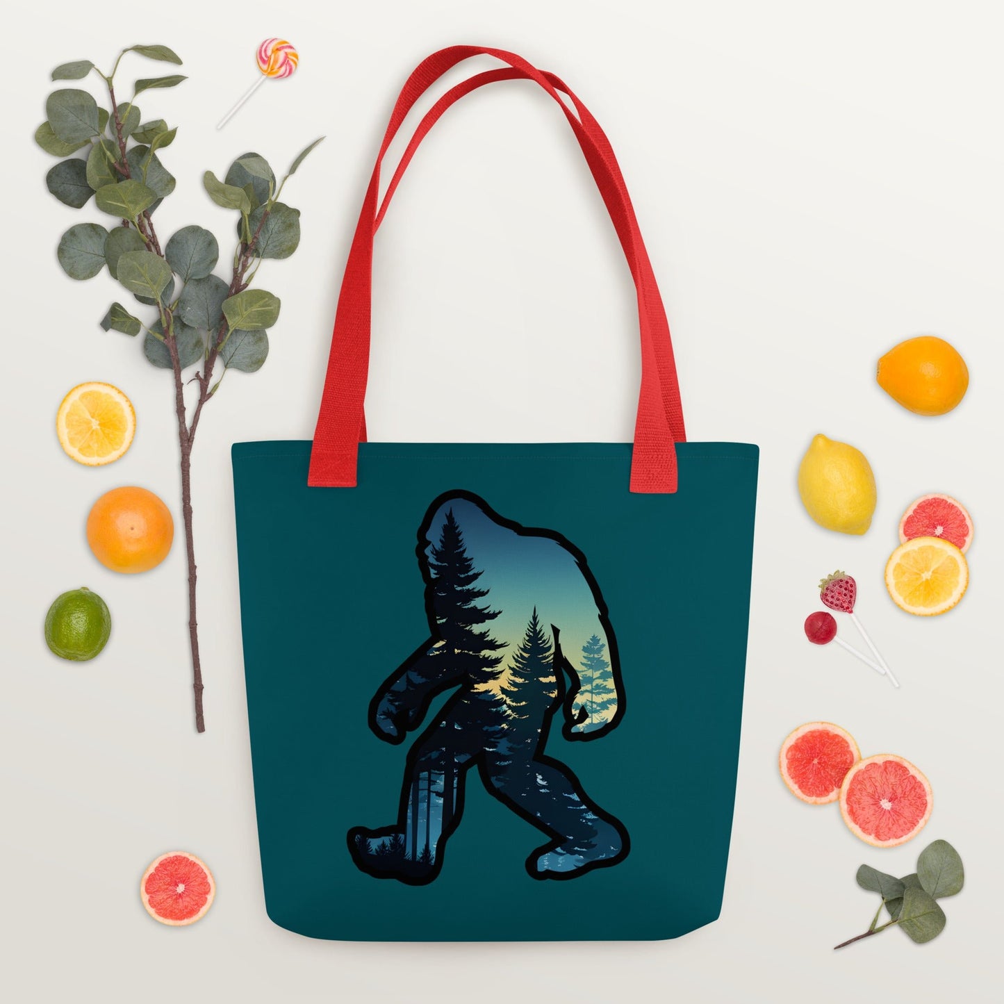 Sunset Forest Big Foot Tote Bag - Tote Bags - Discovery Co.